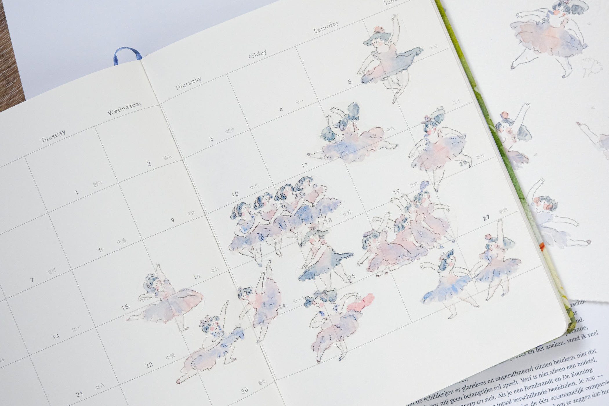 dodolulu-手帳貼紙-日本和紙