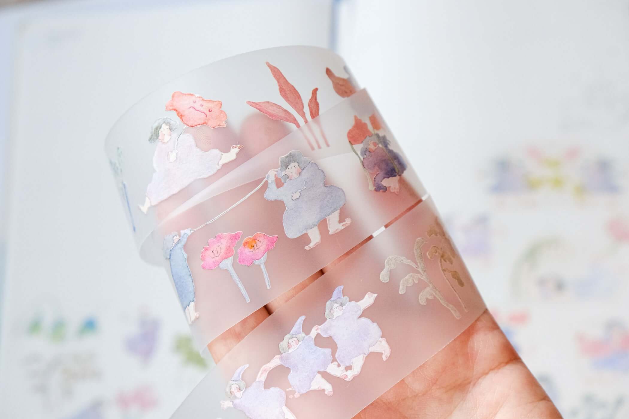 dodolulu-插畫-遊戲人間-3cm-PET膠帶-紙膠帶