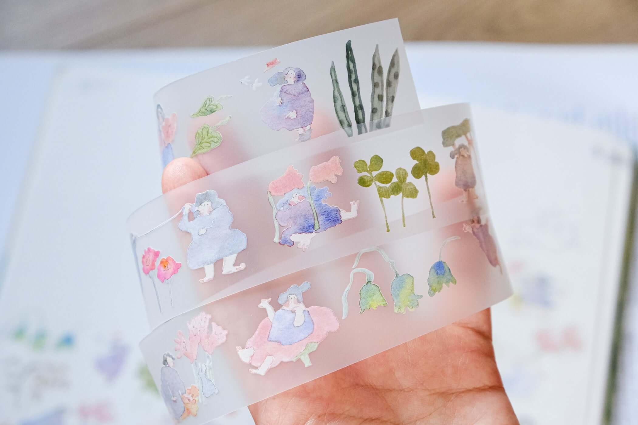 dodolulu-插畫-遊戲人間-3cm-PET膠帶-紙膠帶