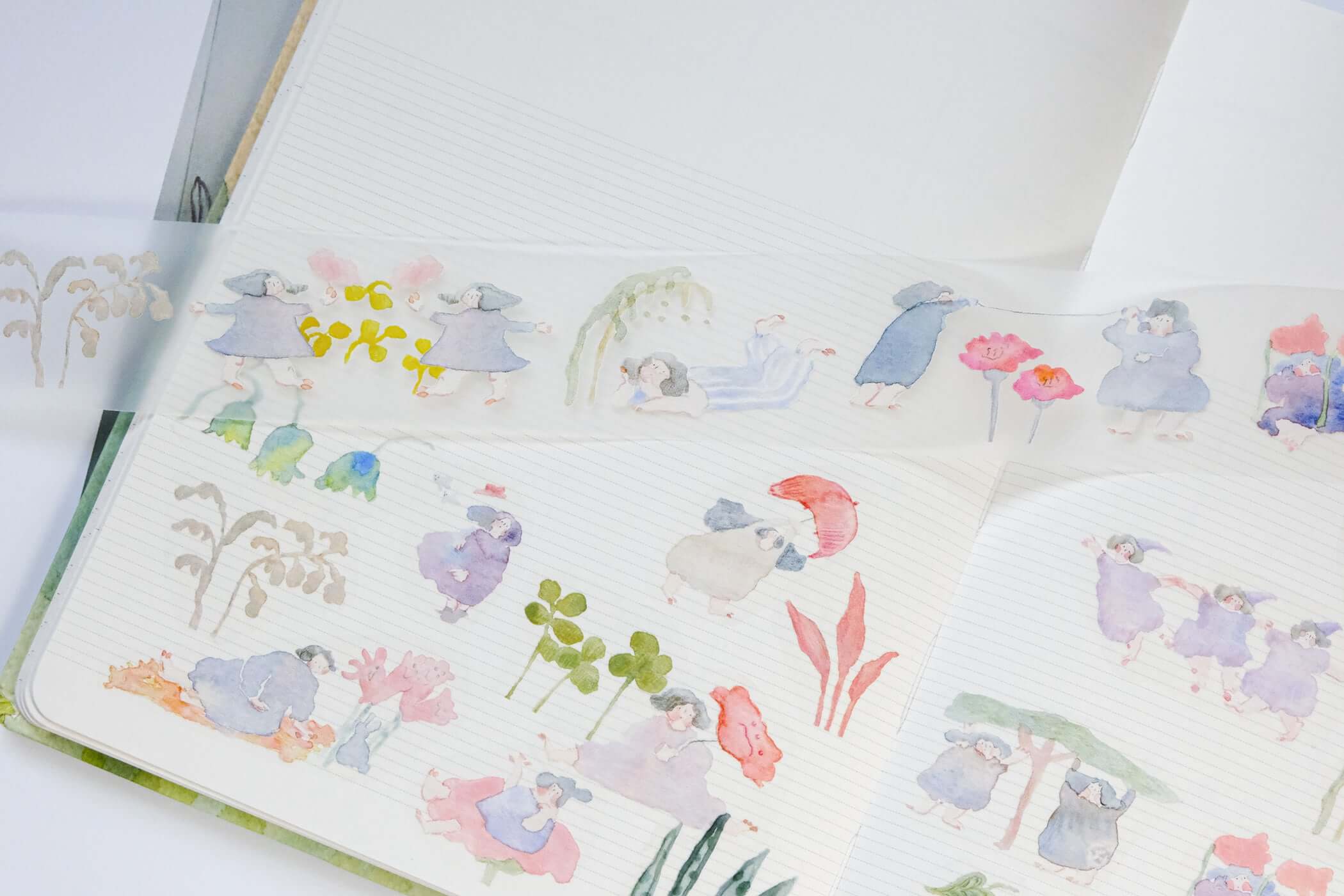 dodolulu-插畫-遊戲人間-3cm-PET膠帶-紙膠帶