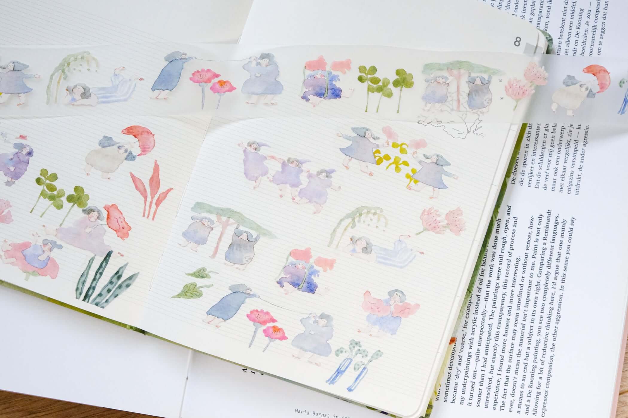 dodolulu-插畫-遊戲人間-3cm-PET膠帶-紙膠帶