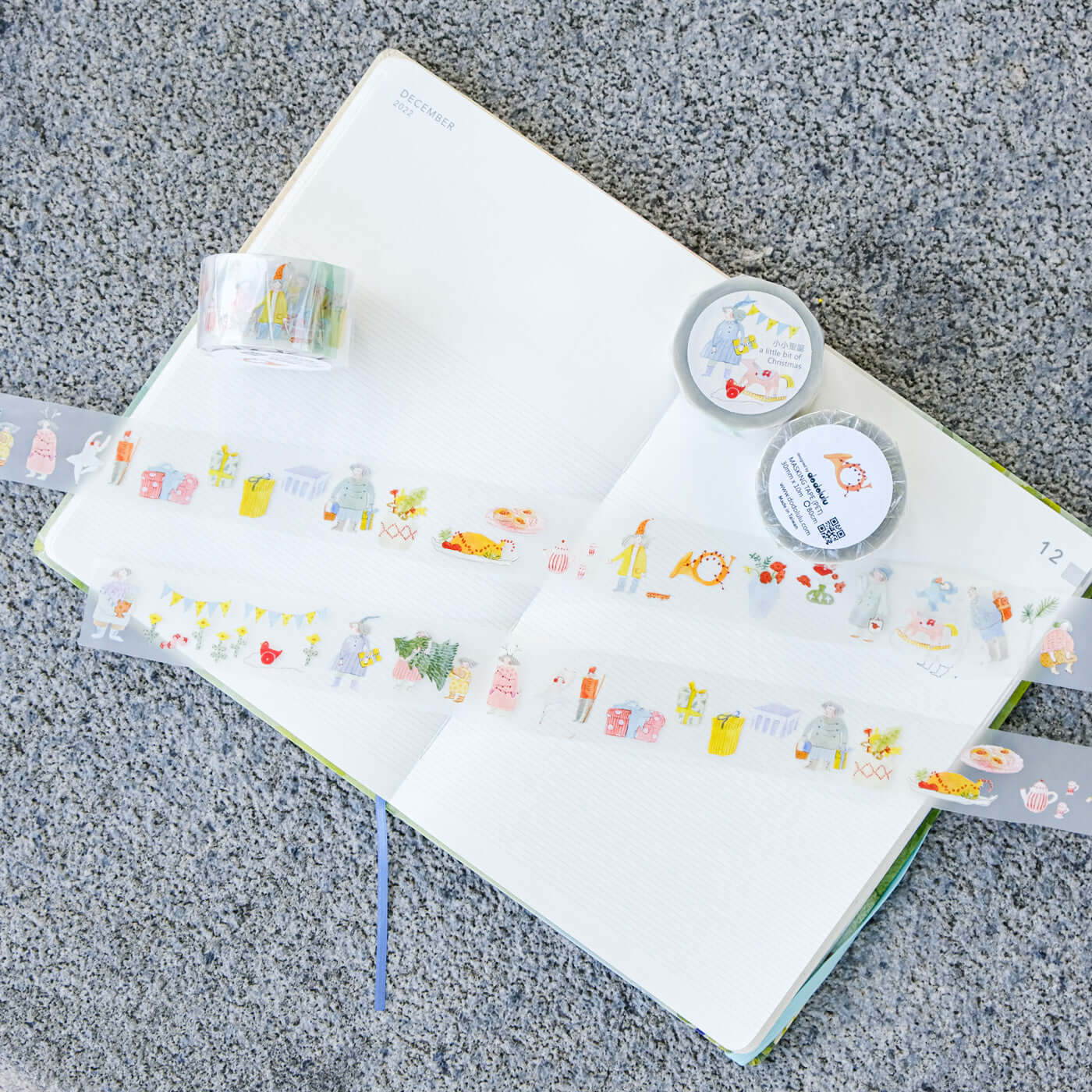 dodolulu-小小聖誕-3cm-PET膠帶