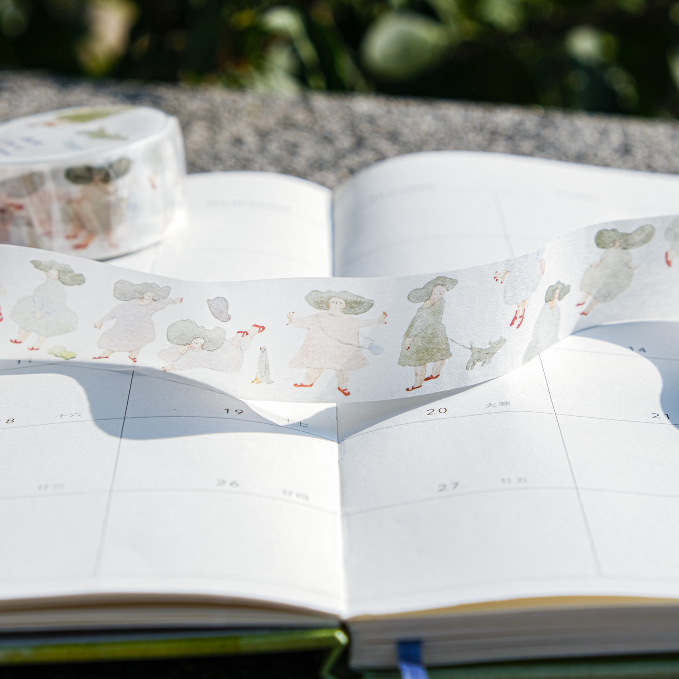 dodolulu-一雙紅鞋-日本製-日本和紙紙膠帶