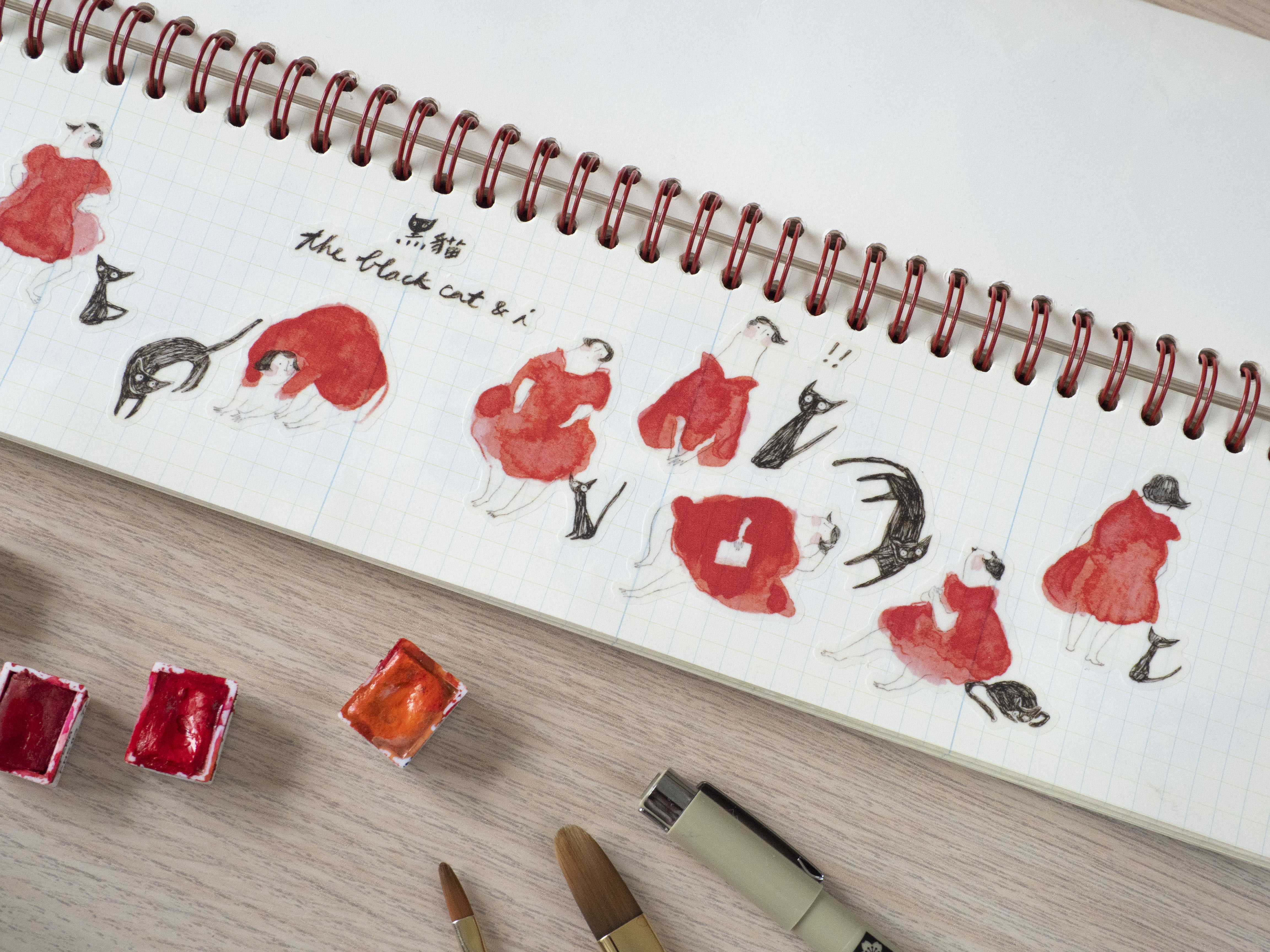 dodolulu-手帳貼紙-日本和紙