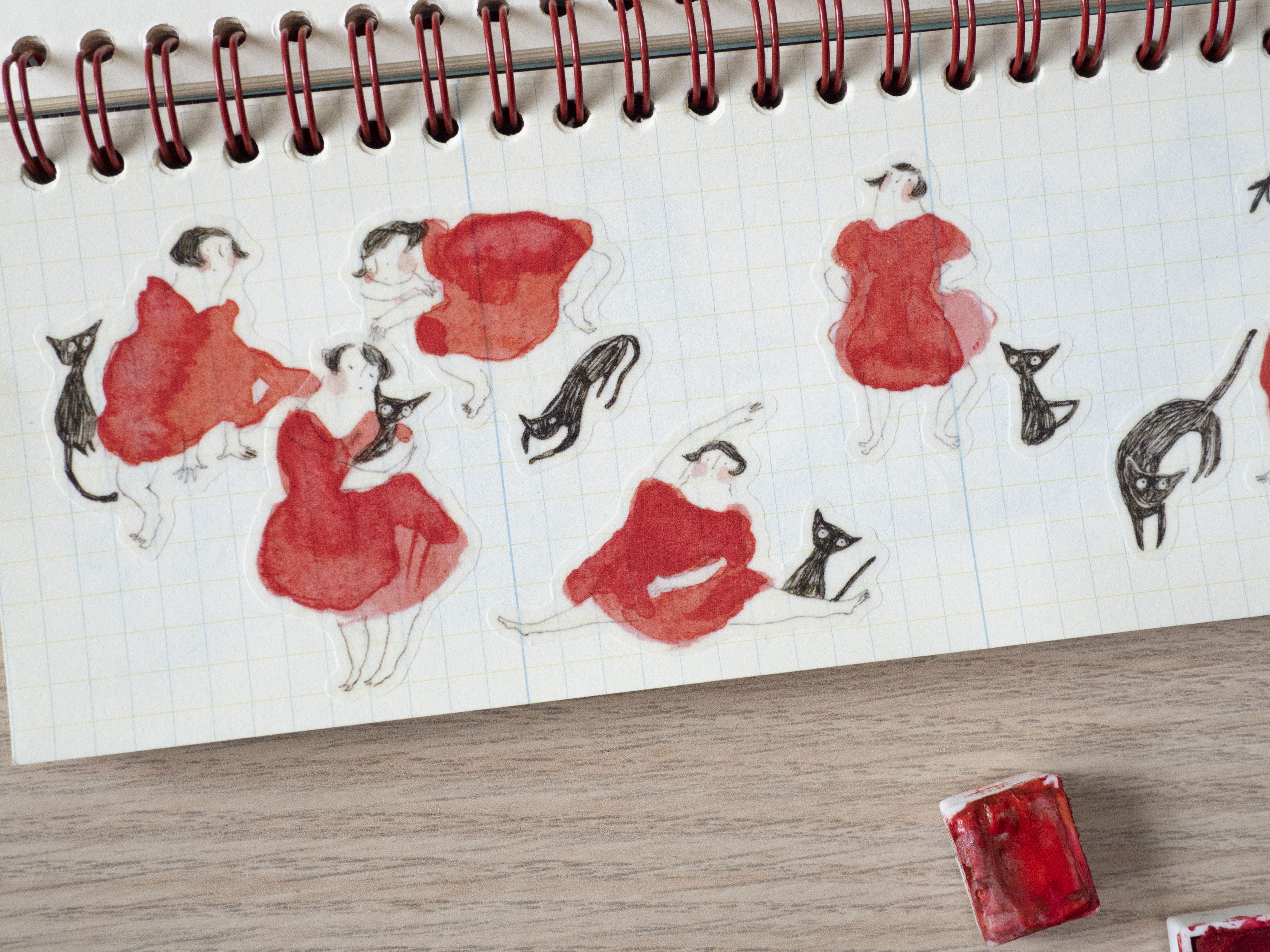 dodolulu-手帳貼紙-日本和紙