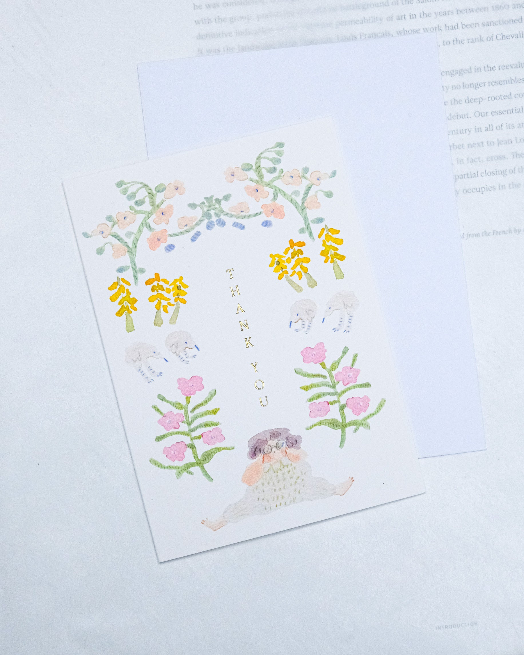 dodolulu Thank You Card - Through the Telescope