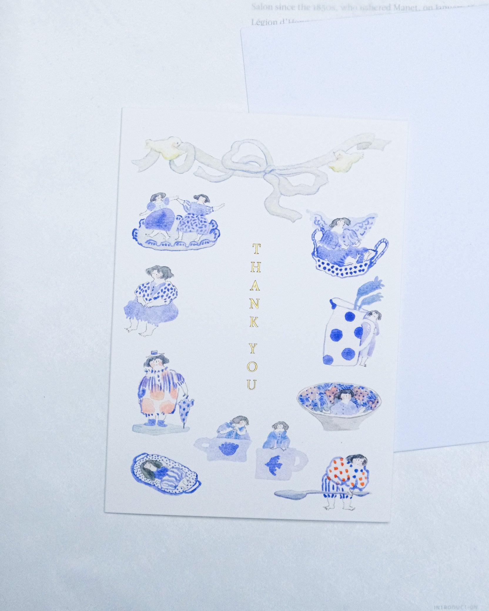 dodolulu Thank You Card - Something Blue