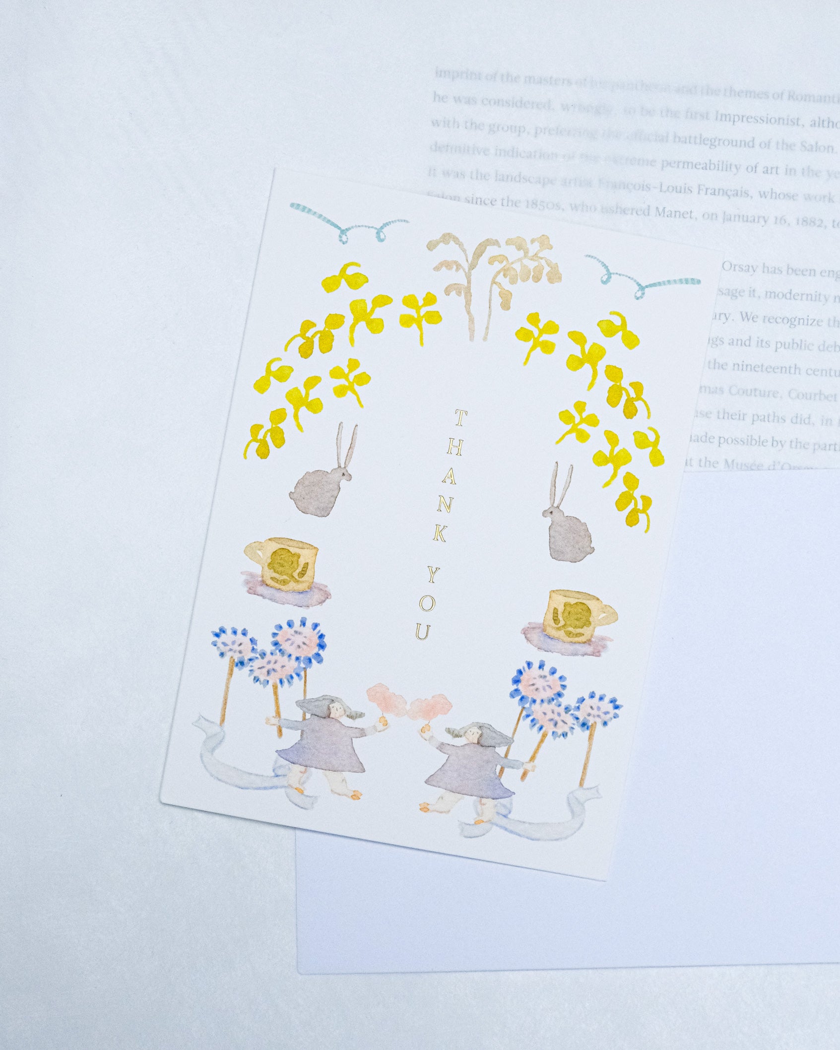 dodolulu Thank You Card - Cotton Candy