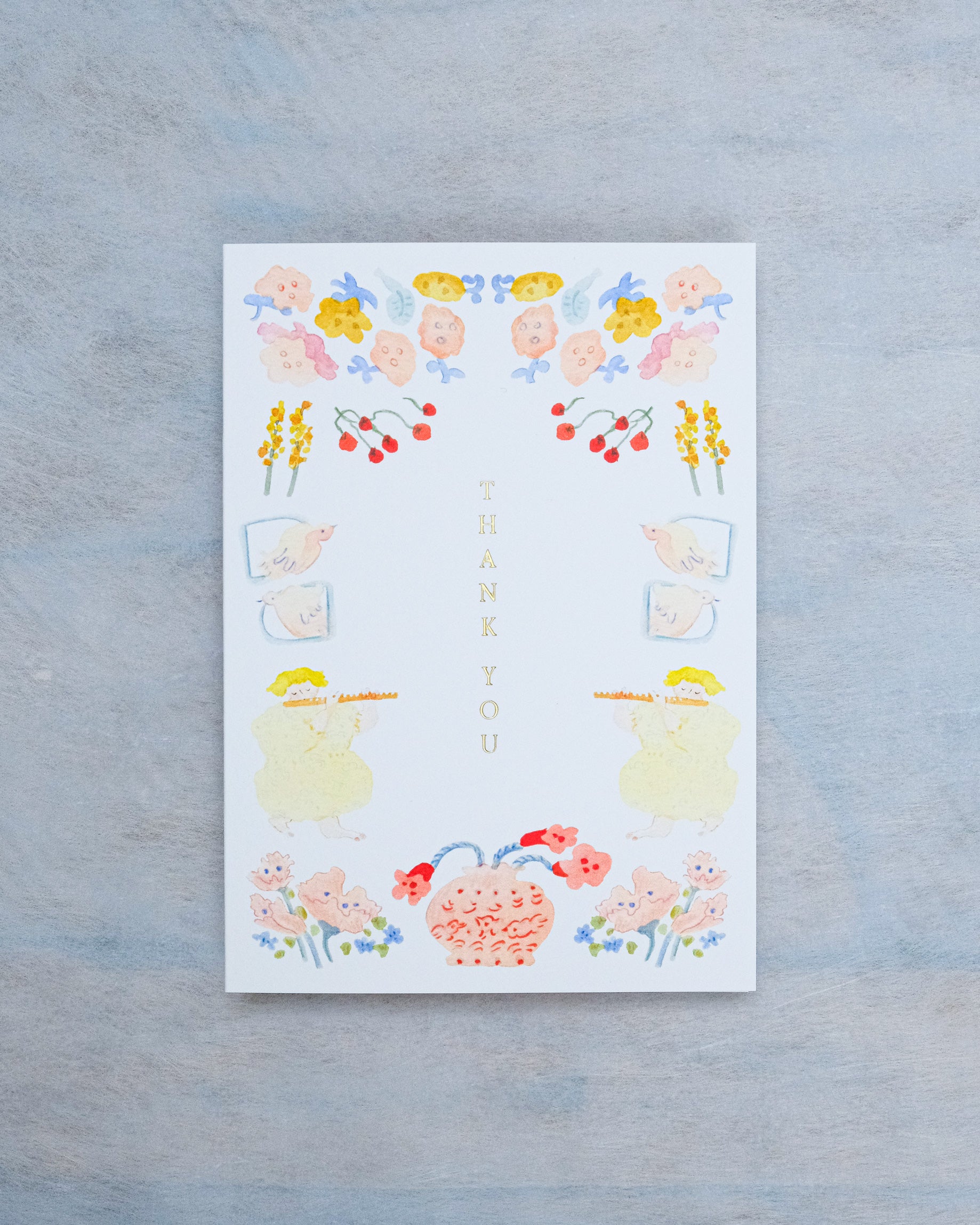 dodolulu Thank You Card - Flute