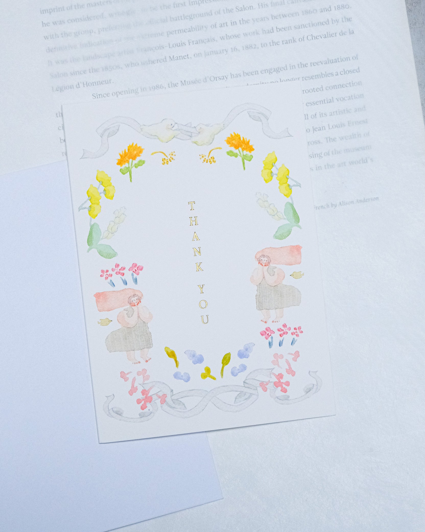 dodolulu Thank You Card - Warm Breeze