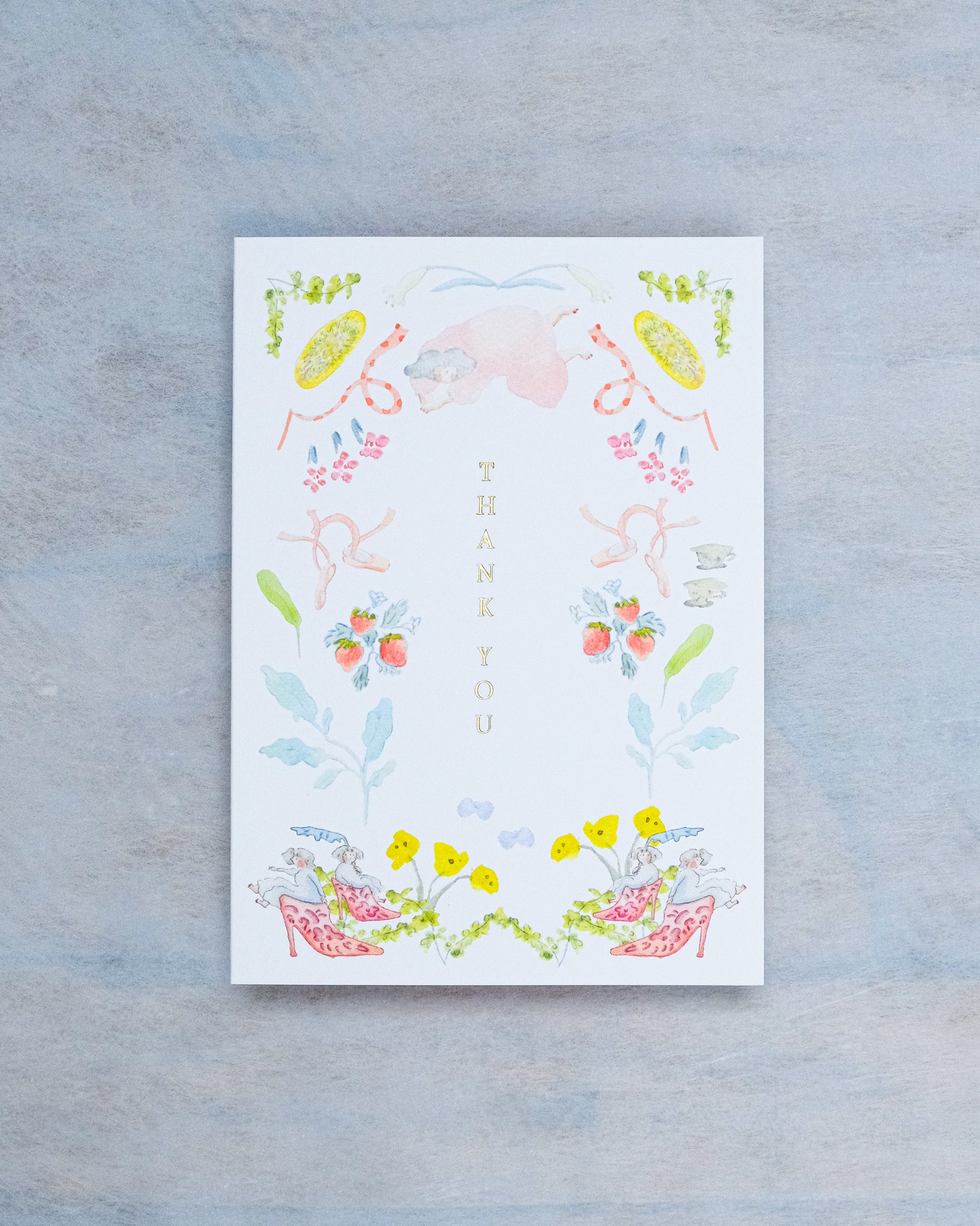 dodolulu Thank You Card - Dancing in the Air