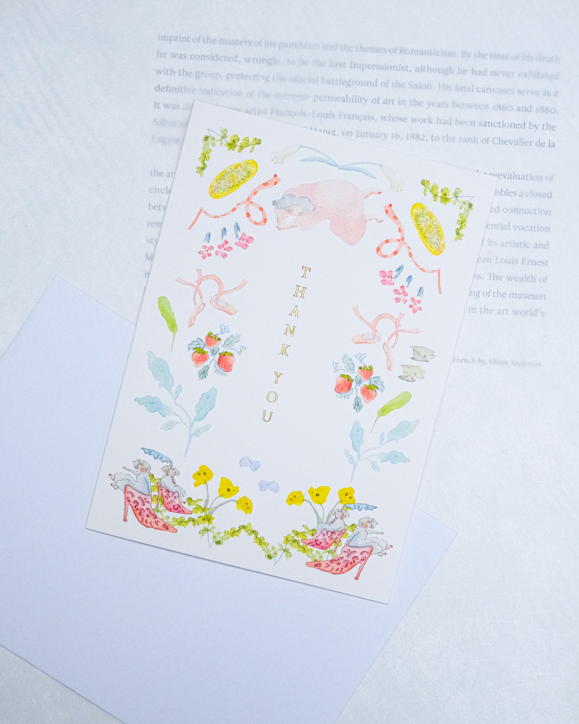 dodolulu Thank You Card - Dancing in the Air