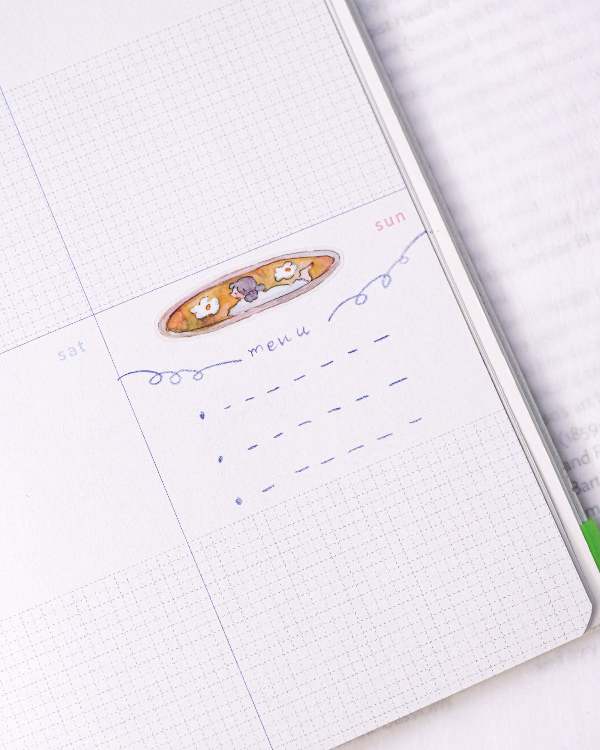 dodolulu Matte Sticker Sheet - Vintage Cafe