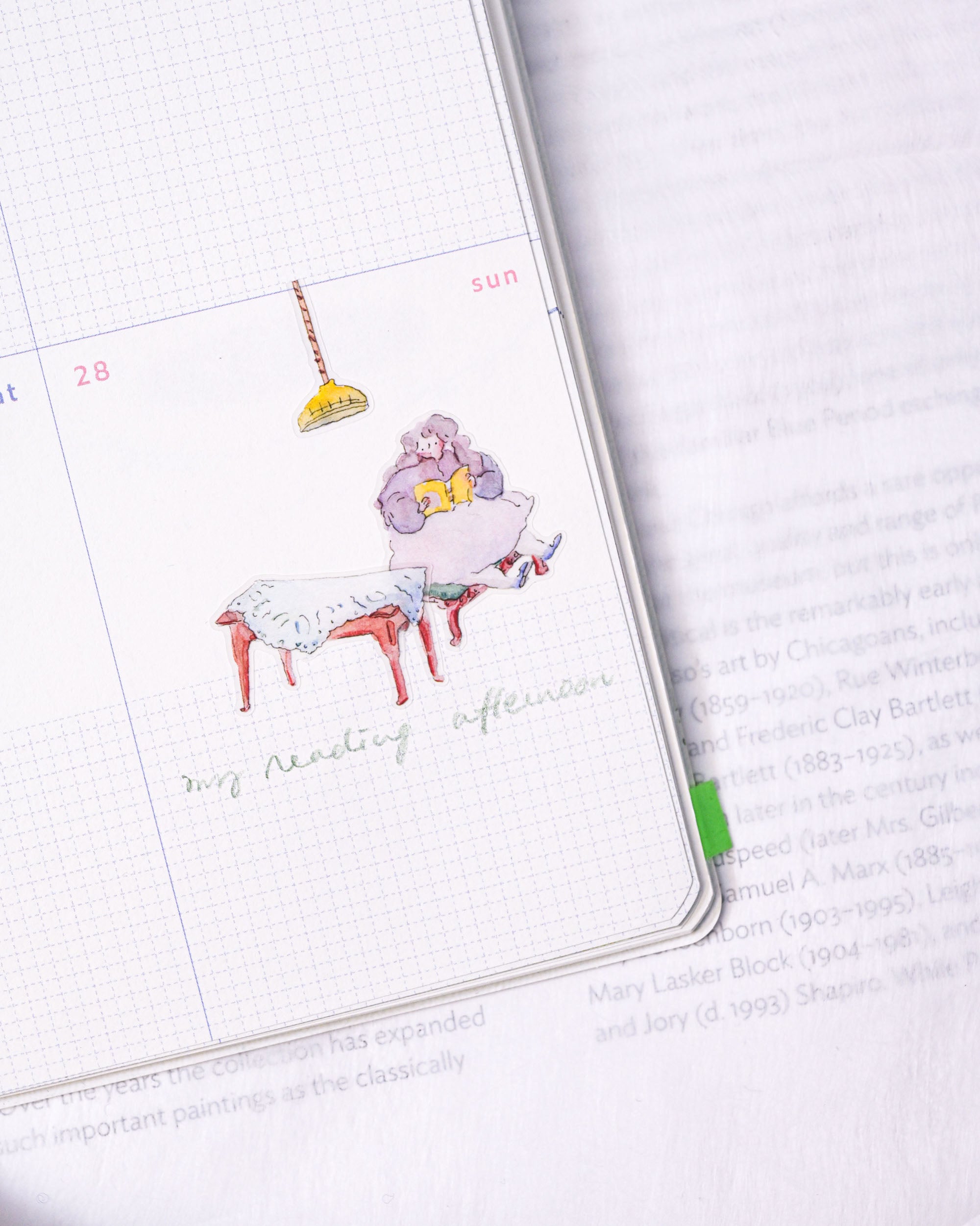 dodolulu Matte Sticker Sheet - Vintage Cafe