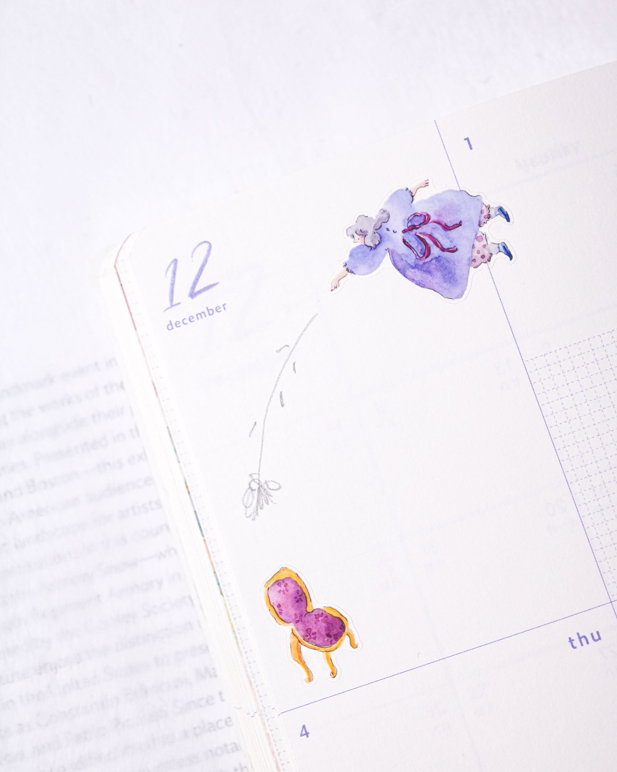 dodolulu Matte Sticker Sheet - Jewellery Box