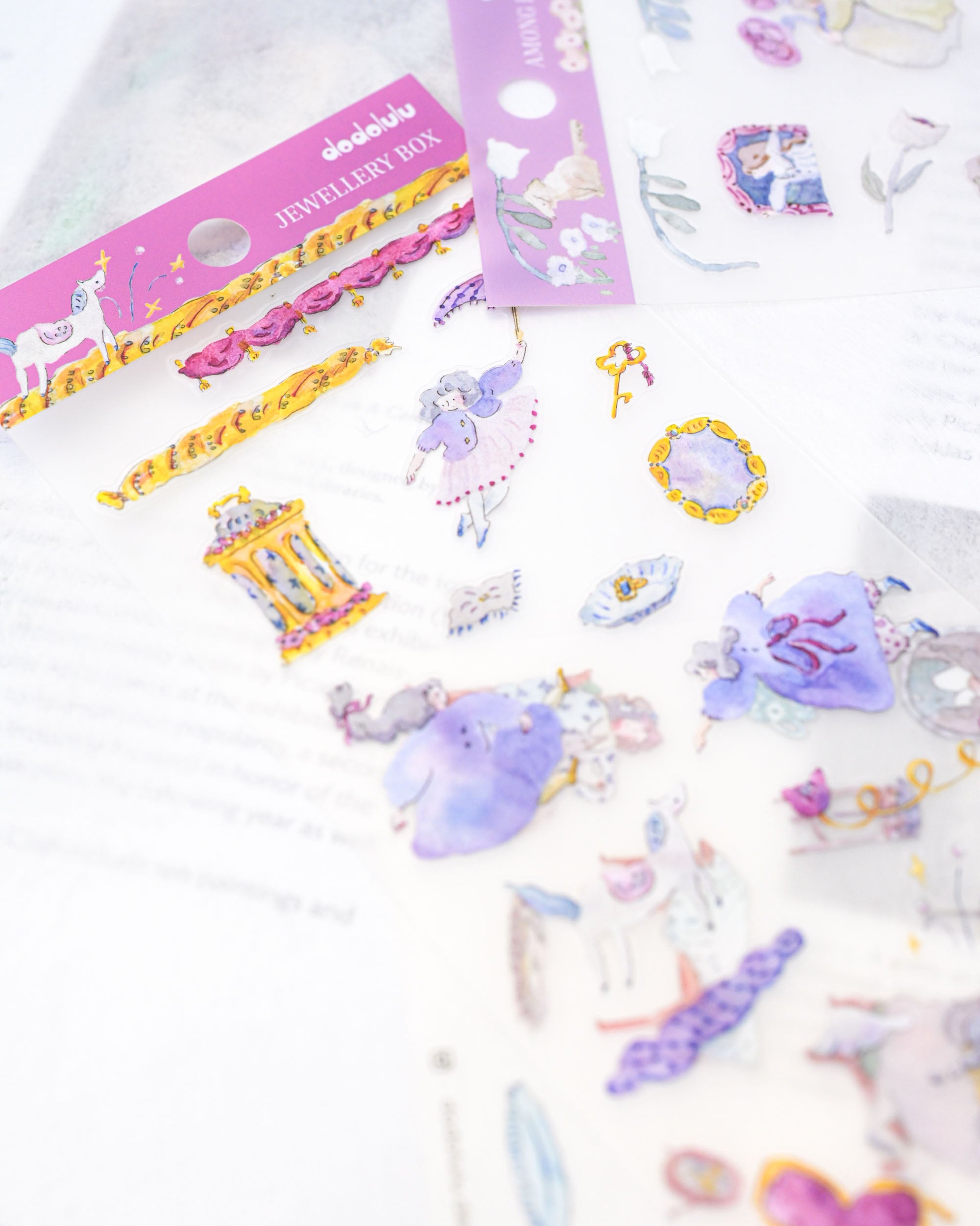 dodolulu Matte Sticker Sheet - Jewellery Box