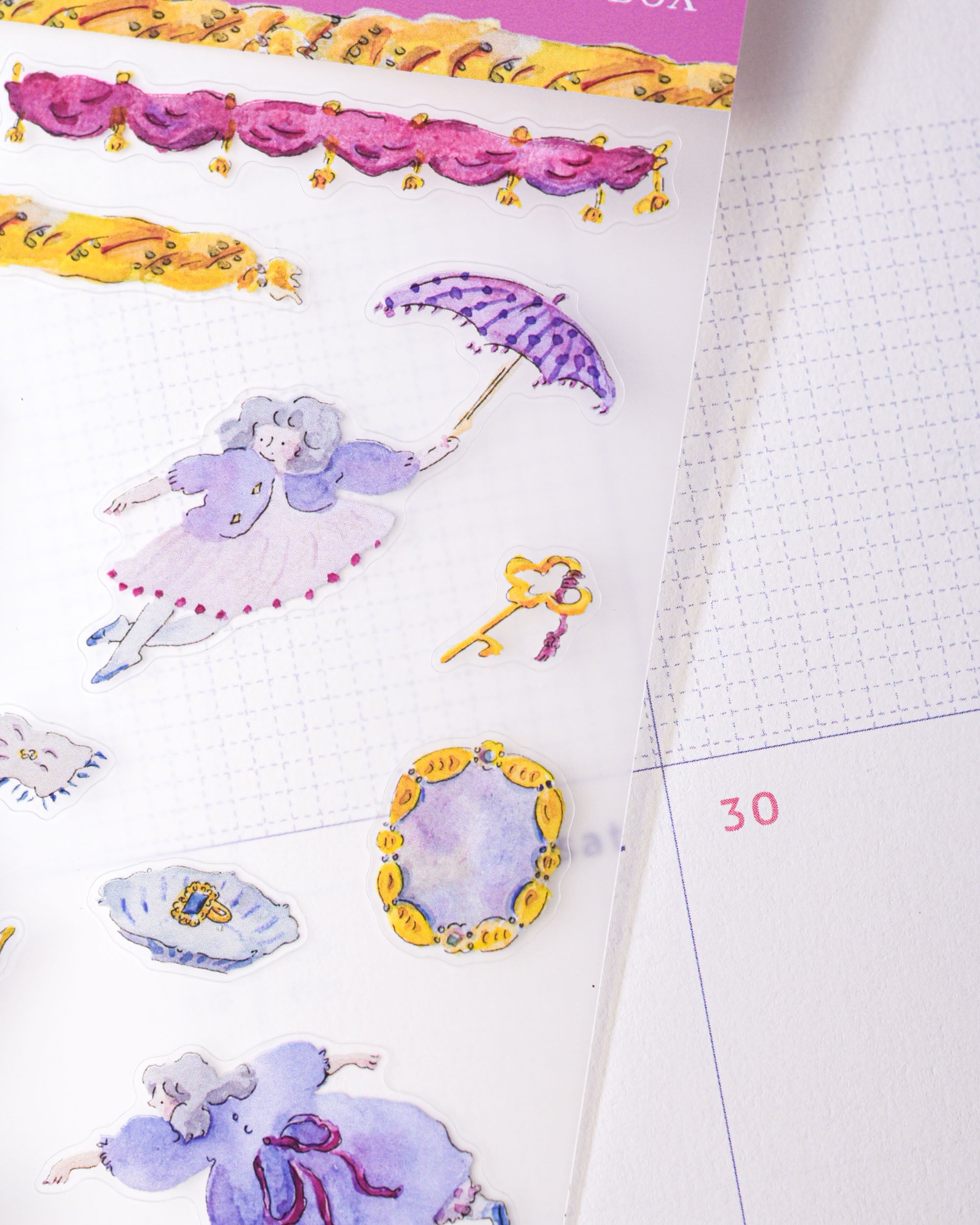 dodolulu Matte Sticker Sheet - Jewellery Box