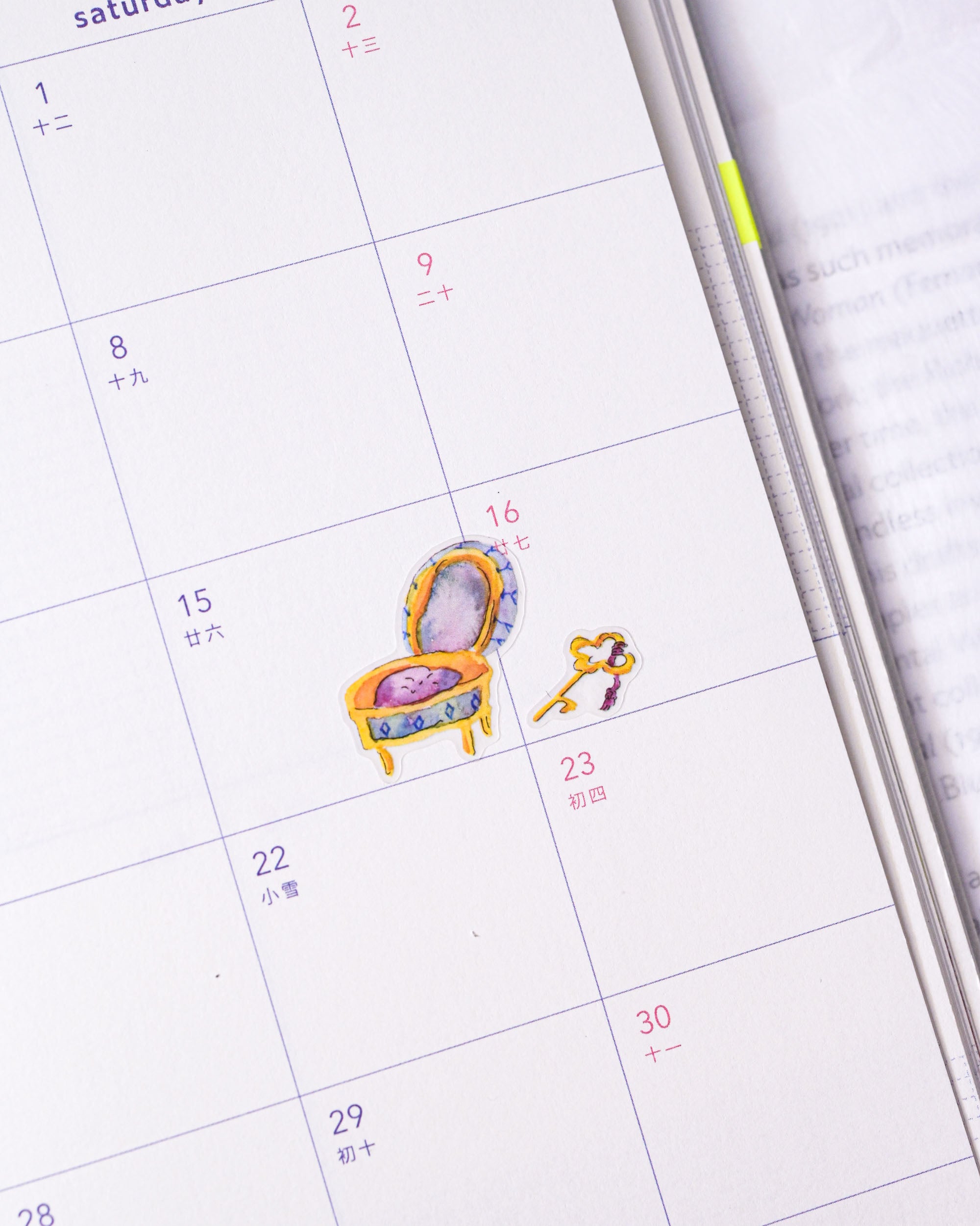 dodolulu Matte Sticker Sheet - Jewellery Box