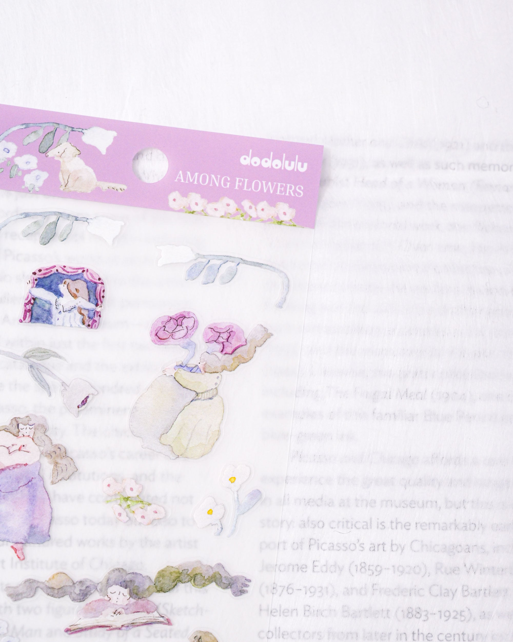 dodolulu Matte Sticker Sheet - Among Flowers