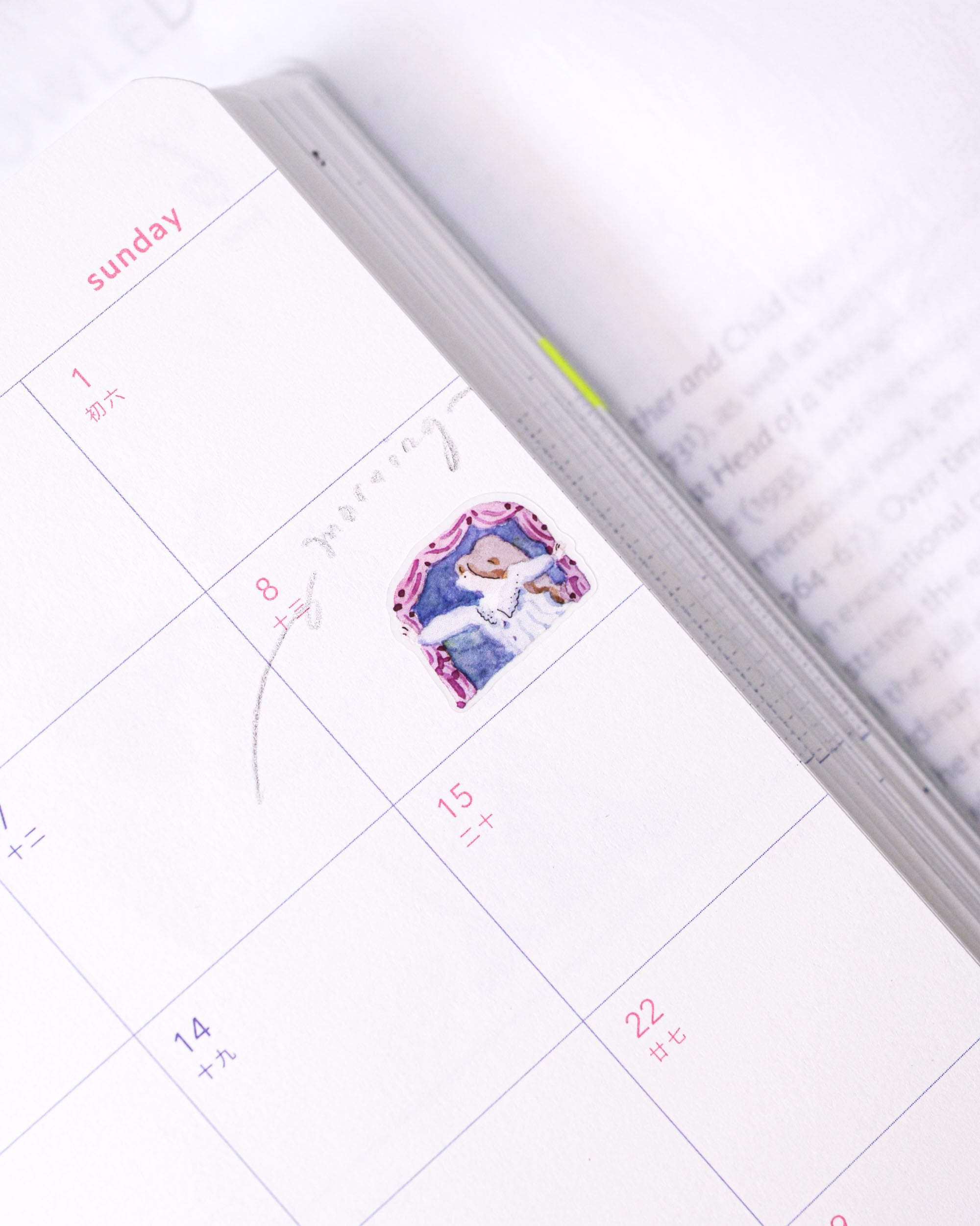 dodolulu Matte Sticker Sheet - Among Flowers