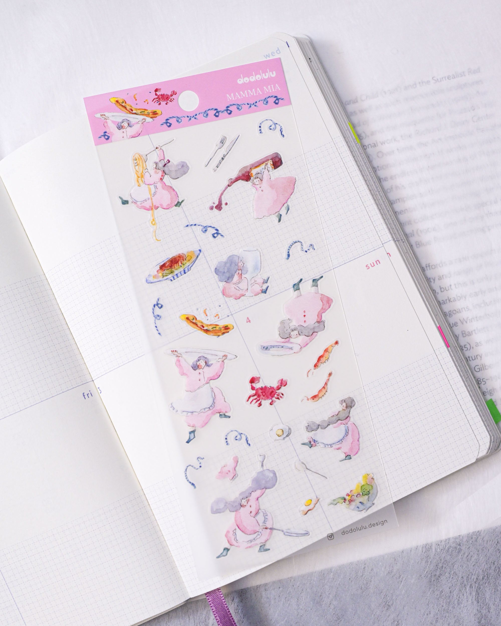 dodolulu Matte Sticker Sheet - Mamma Mia