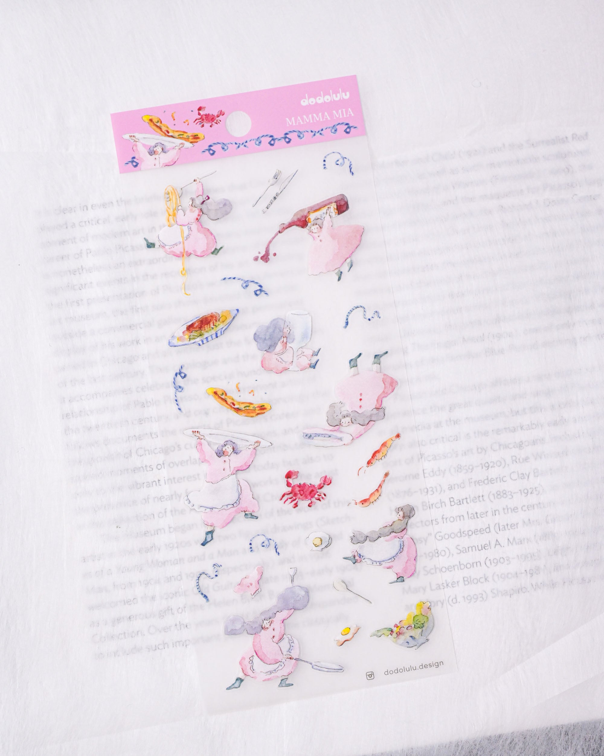 dodolulu Matte Sticker Sheet - Mamma Mia