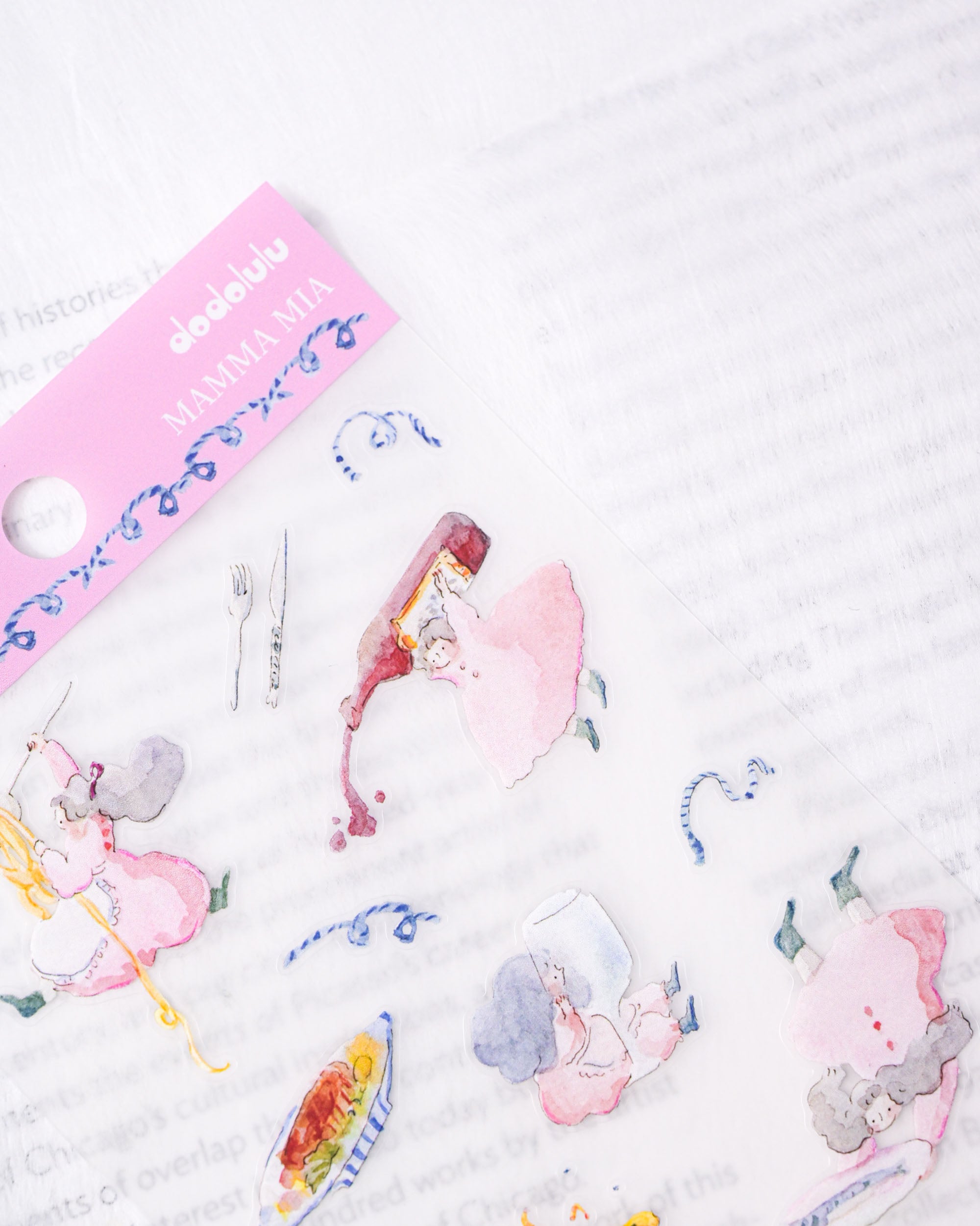 dodolulu Matte Sticker Sheet - Mamma Mia