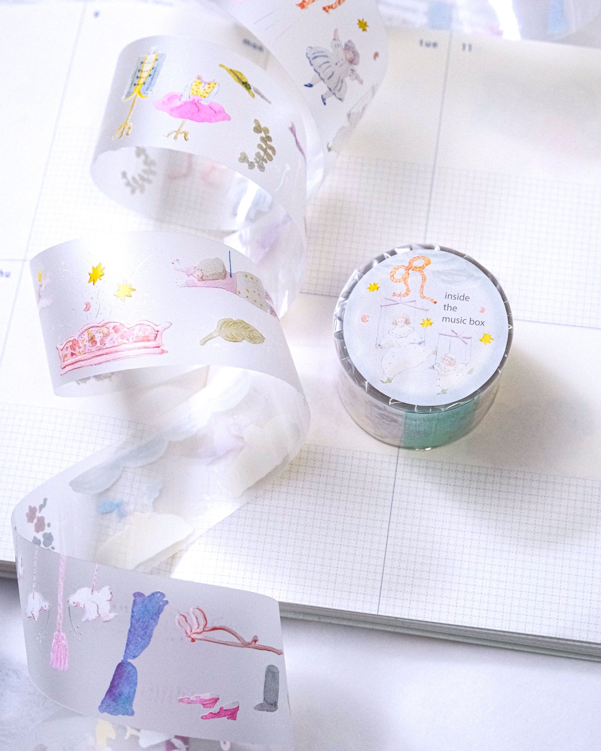 dodolulu Foil PET Tape - Inside the Music Box (3.5cm)