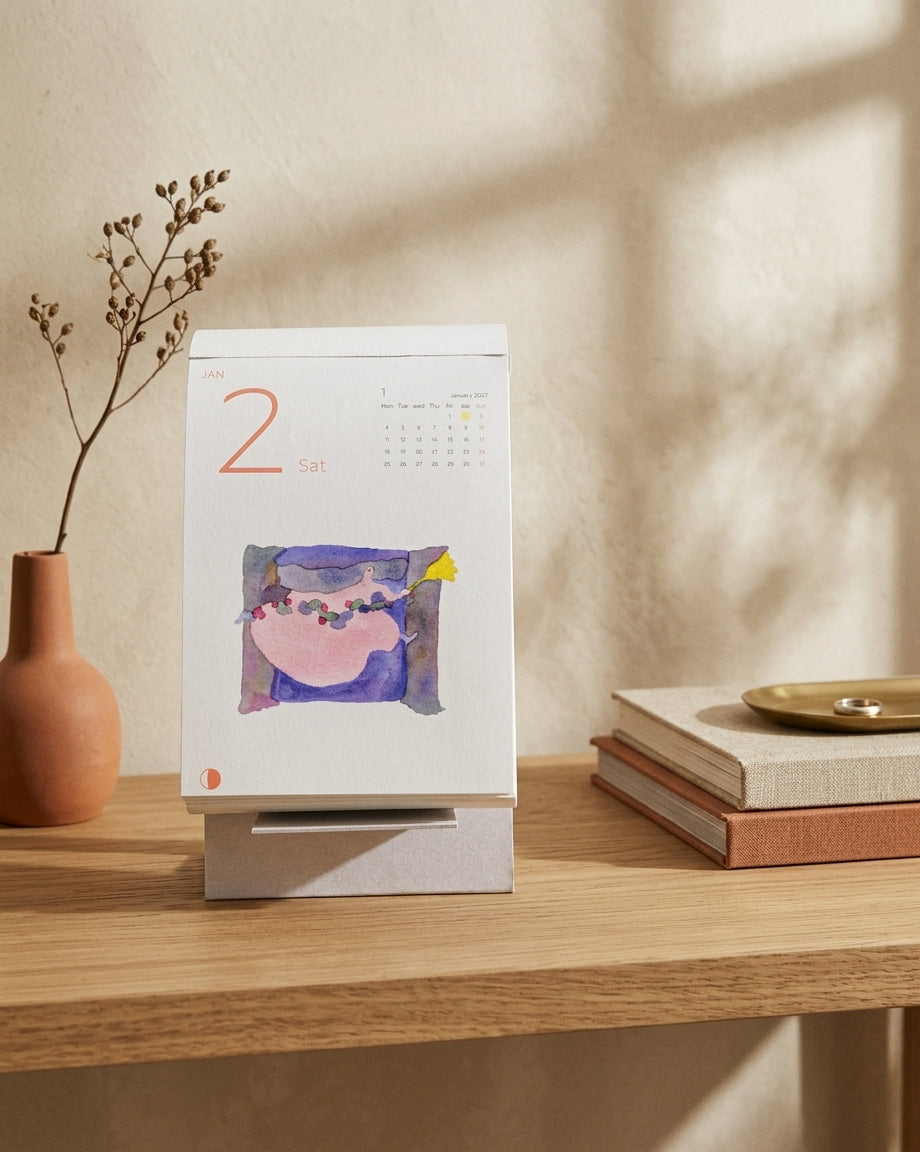 dodolulu 2027 365 Day-to-Day Desk Calendar