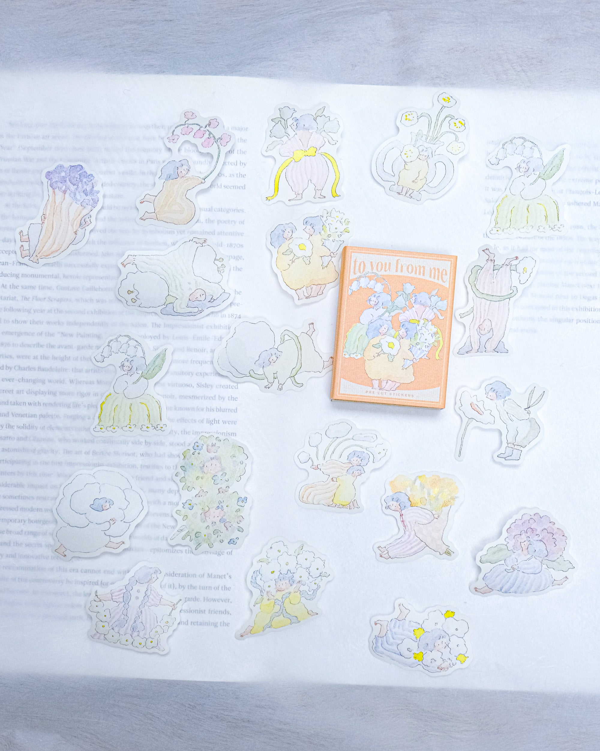 dodolulu Matchbox Sticker Set - To You from Me