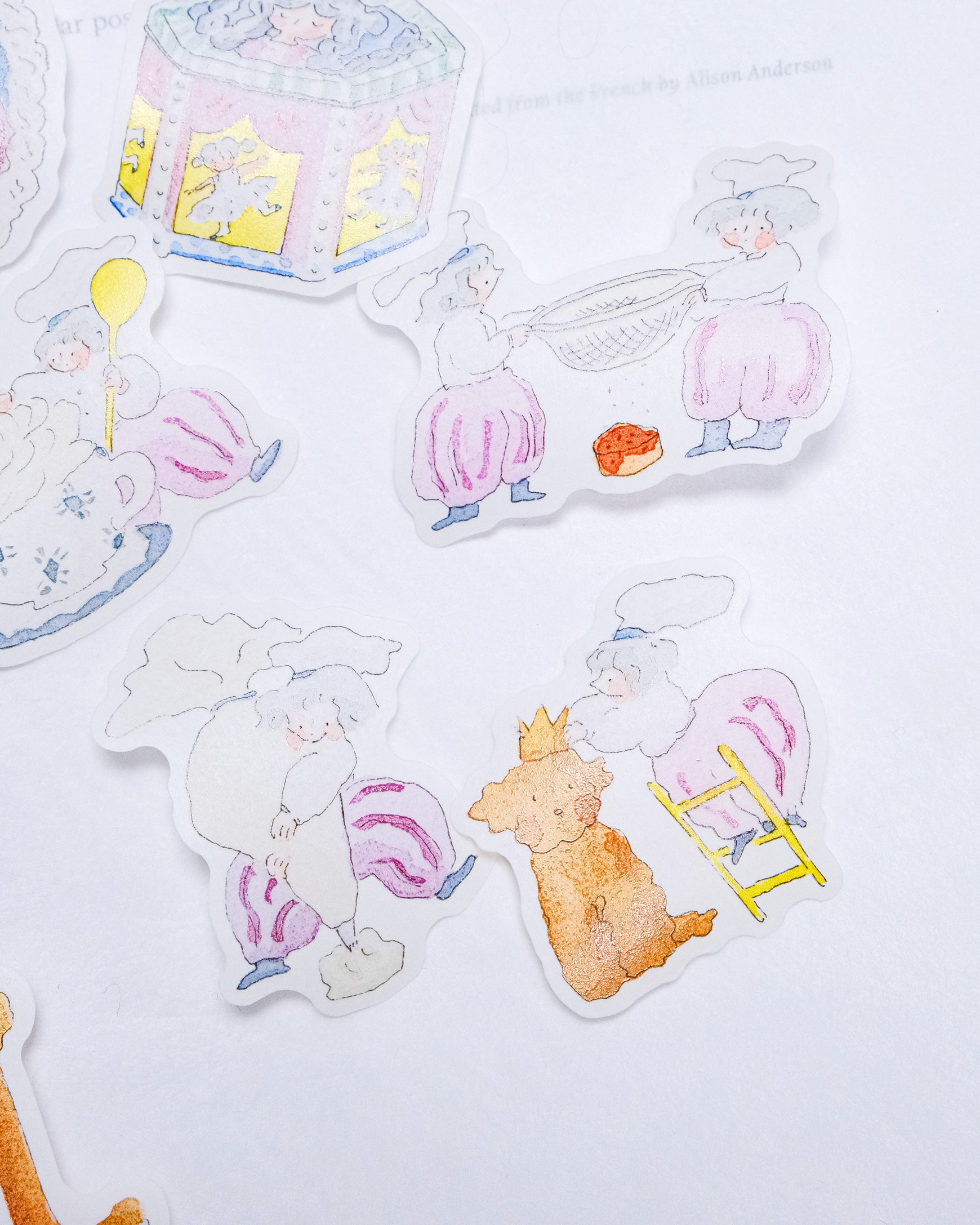 dodolulu Matchbox Sticker Set - Chocolatier