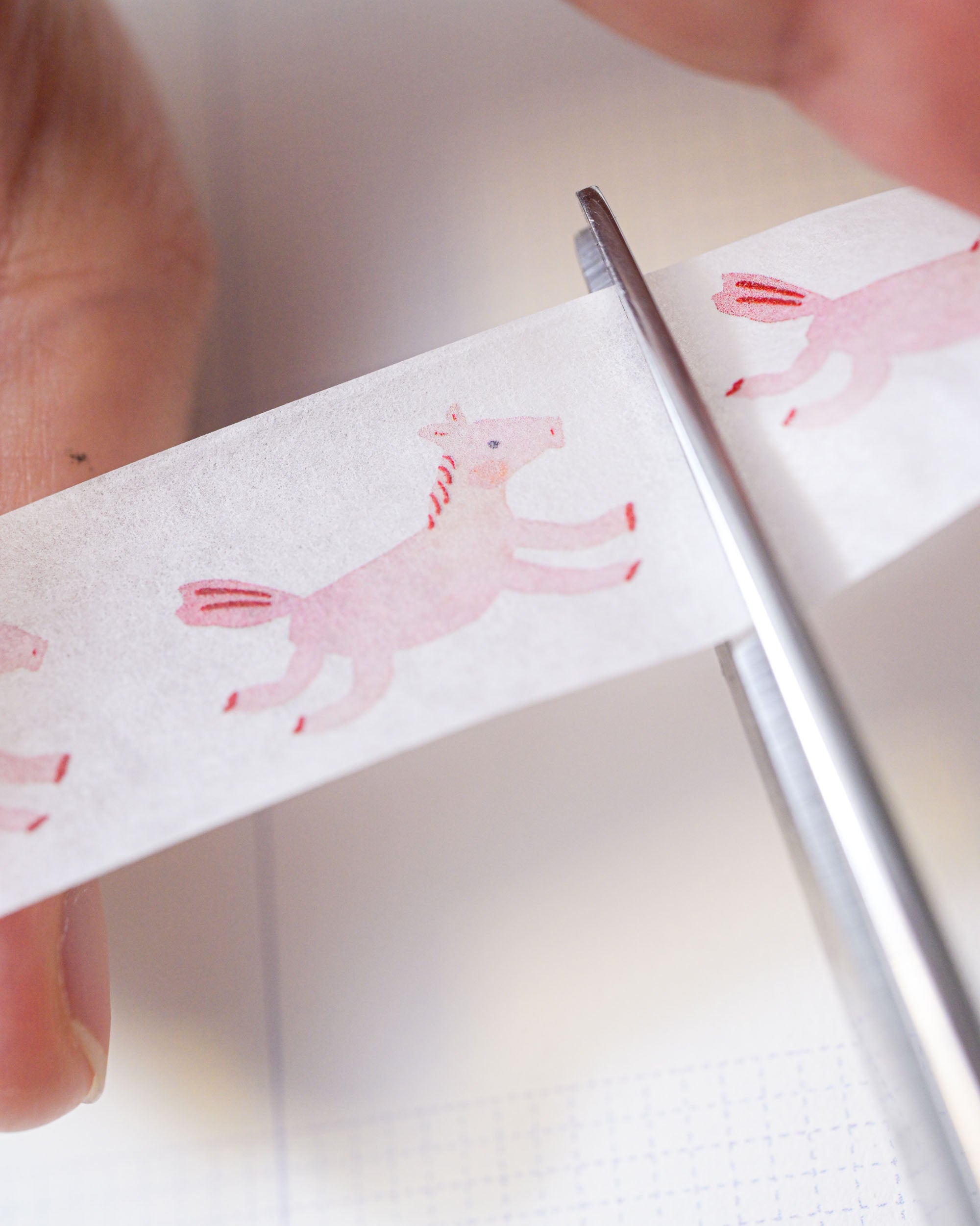 dodolulu itsy bitsy Washi Tape - Horses (2cm)