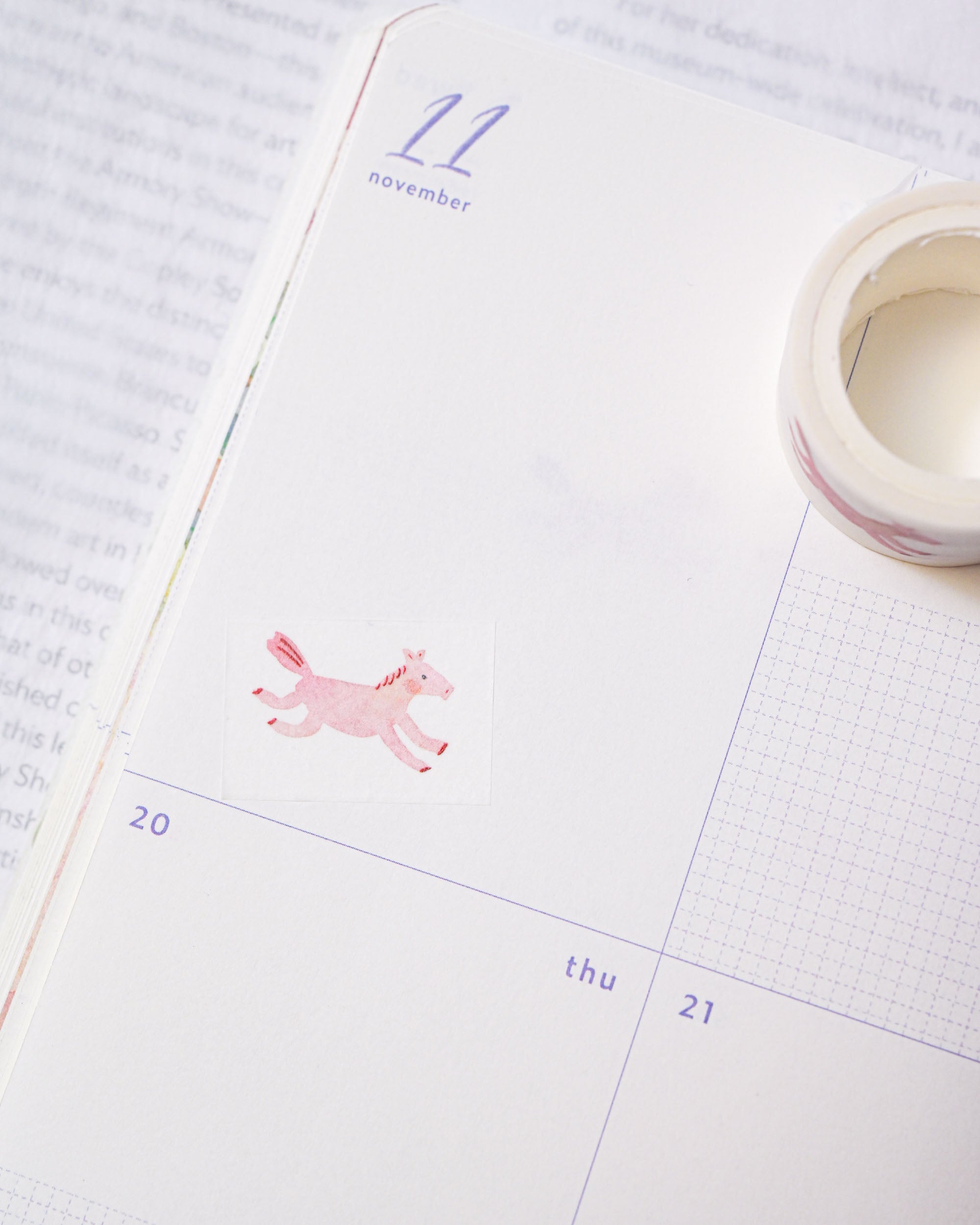 dodolulu itsy bitsy Washi Tape - Horses (2cm)