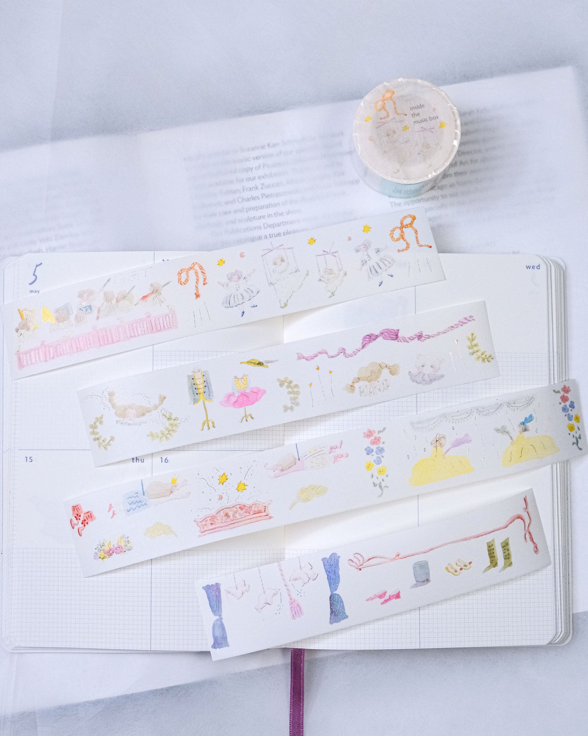 dodolulu Foil Washi Tape - Inside the Music Box (3.5cm)