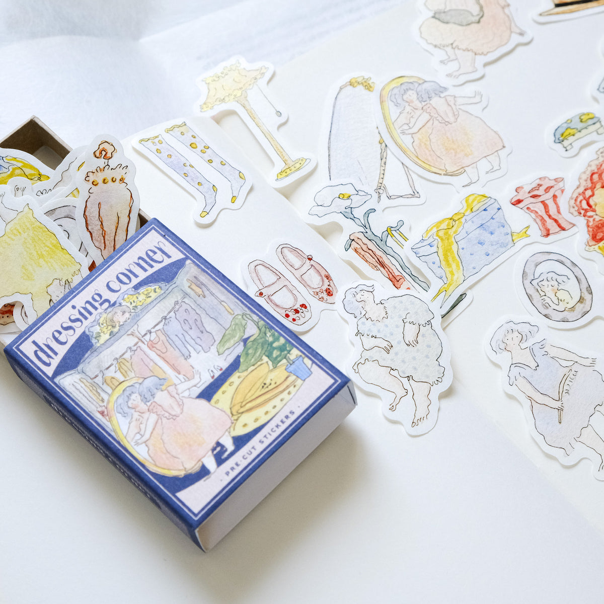 Matchbox 01 - Dressing Corner - Flake Stickers – dodolulu