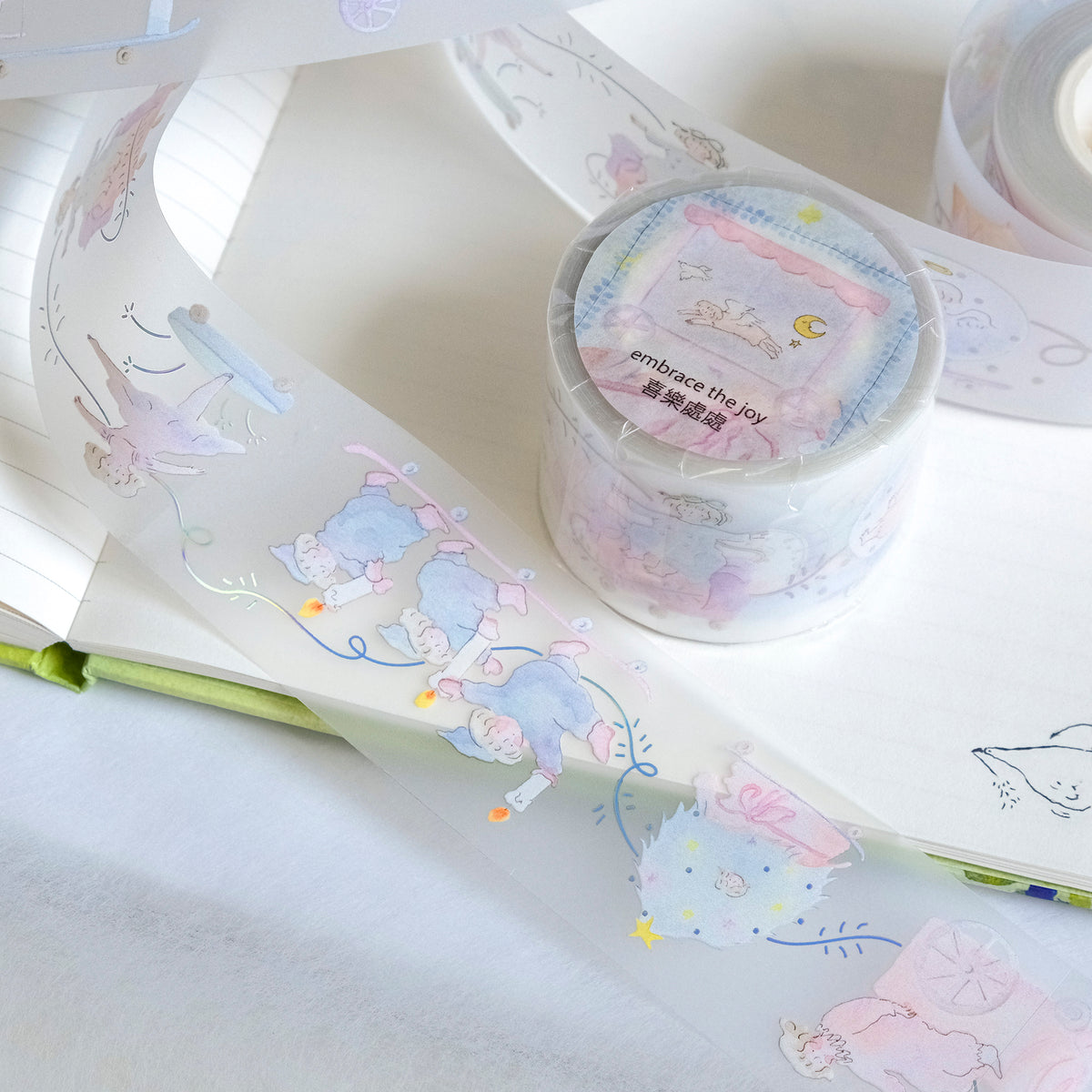 dodolulu Matte PET Tape - Embrace the Joy (3.5cm)