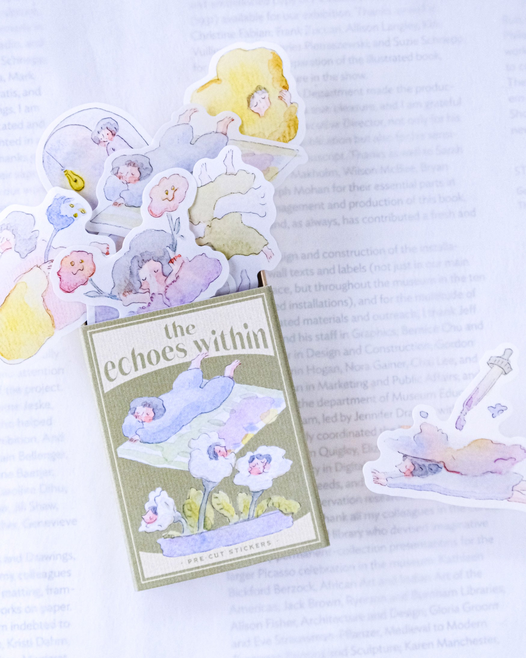 dodolulu Matchbox Sticker Set - The Echoes Within