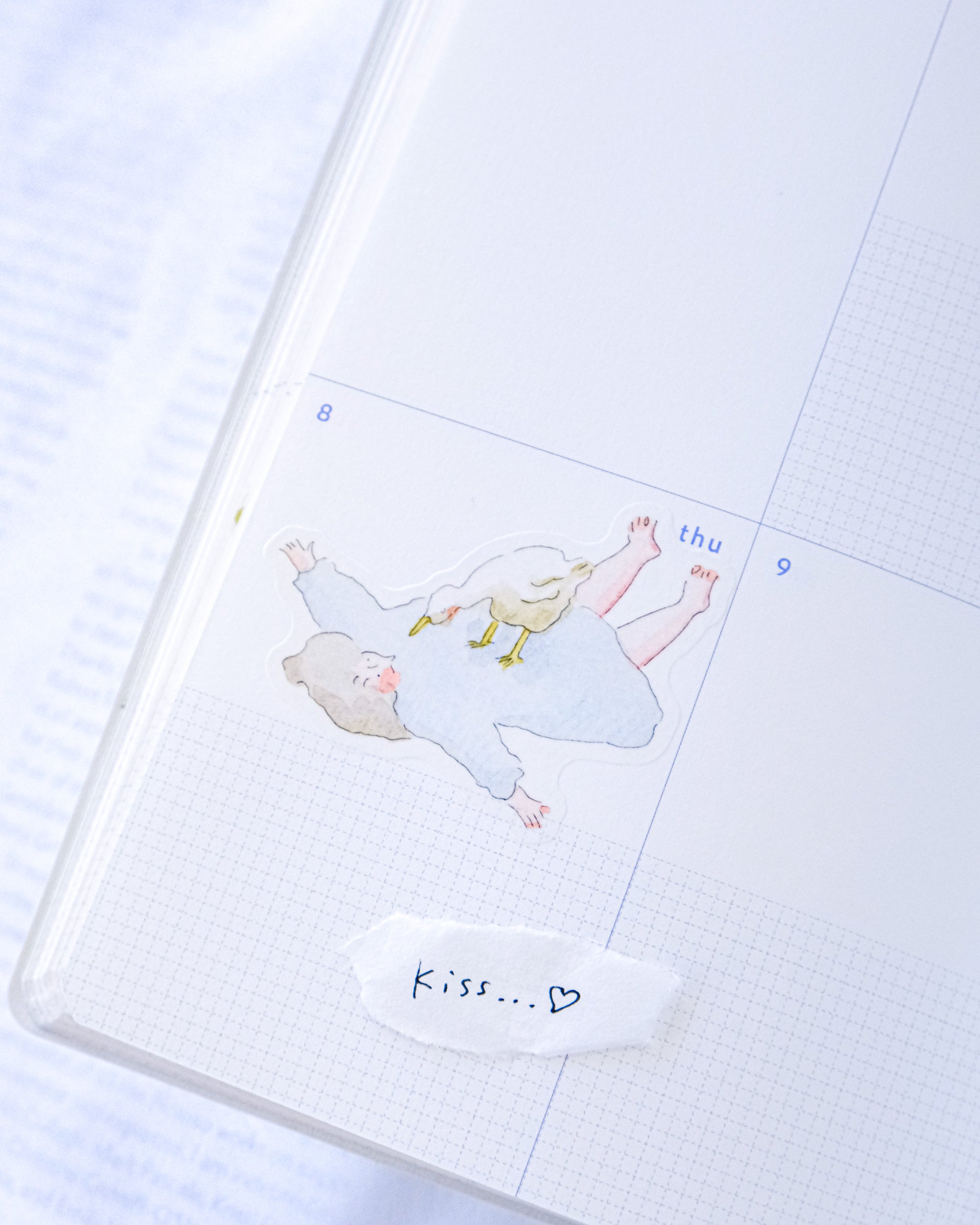 dodolulu Matchbox Sticker Set - Lazy Day Comforts