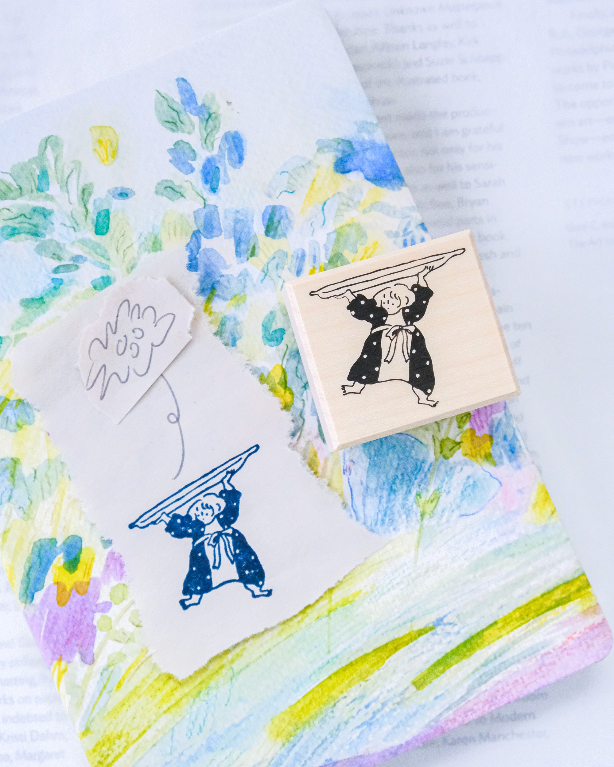 dodolulu Rubber Stamp - Bon appétit