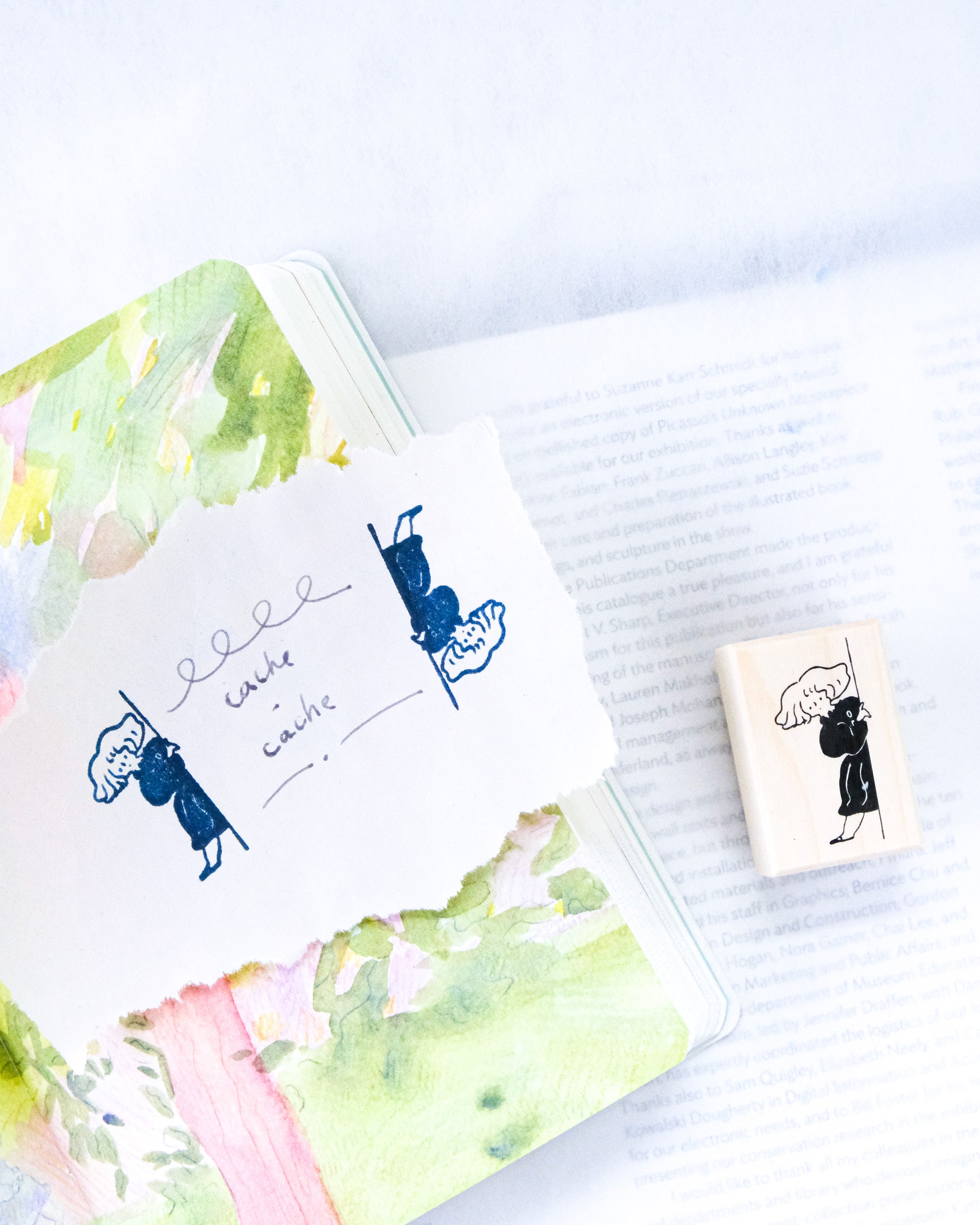 dodolulu Rubber Stamp - Cache-cache