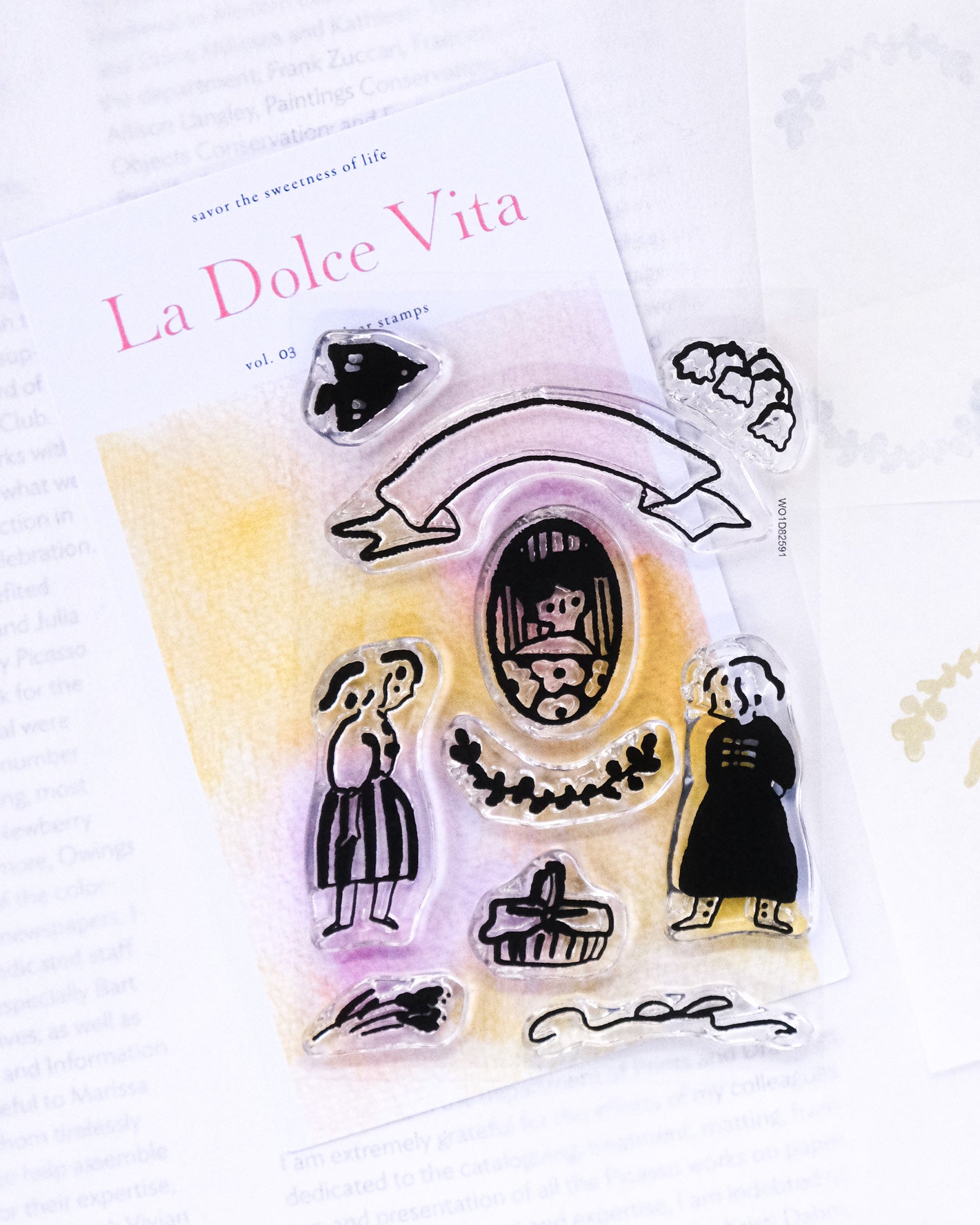 dodolulu Clear Stamp Set - La Dolce Vita