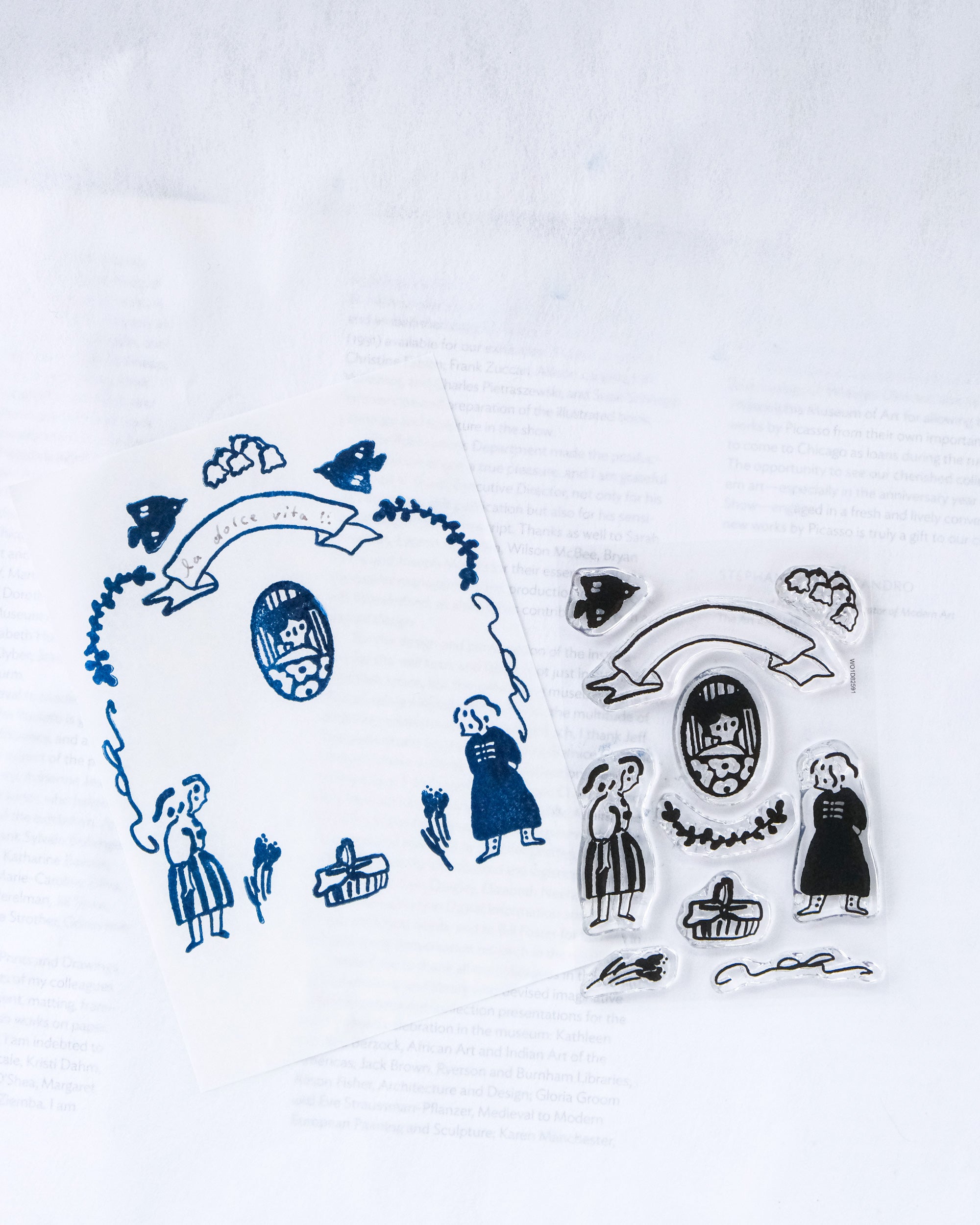 dodolulu Clear Stamp Set - La Dolce Vita