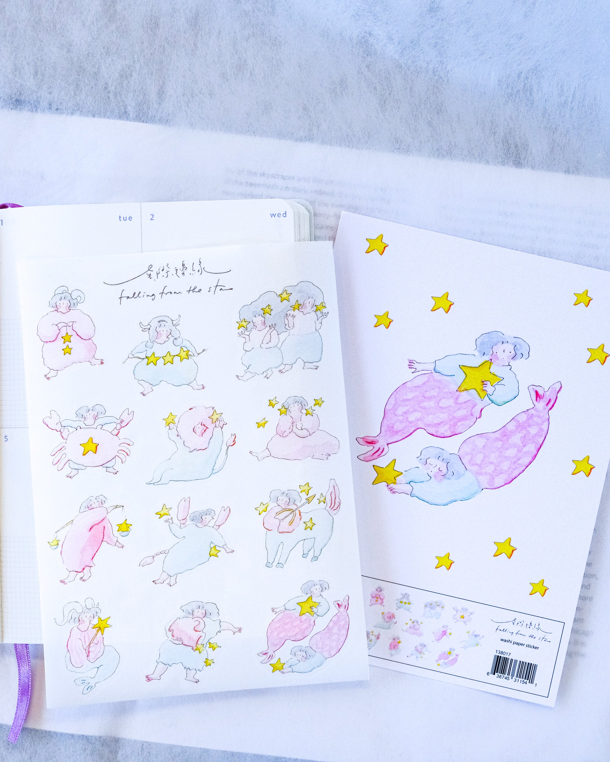 dodolulu Sticker Sheet - Falling from the Stars