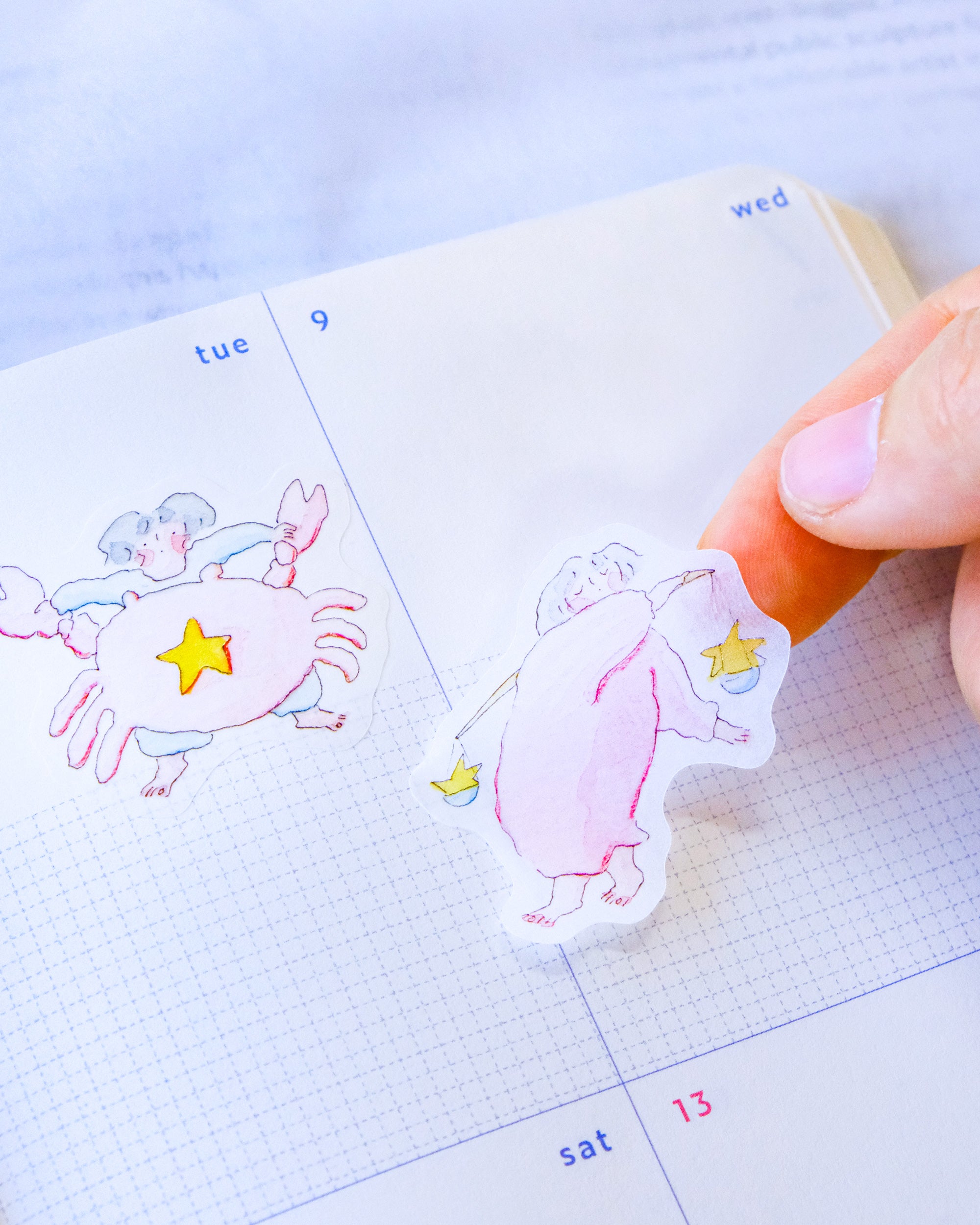 dodolulu Sticker Sheet - Falling from the Stars