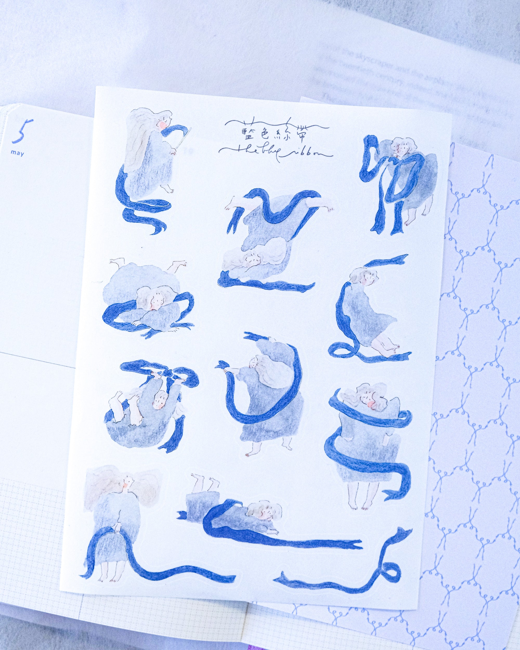 dodolulu Sticker Sheet - The Blue Ribbon