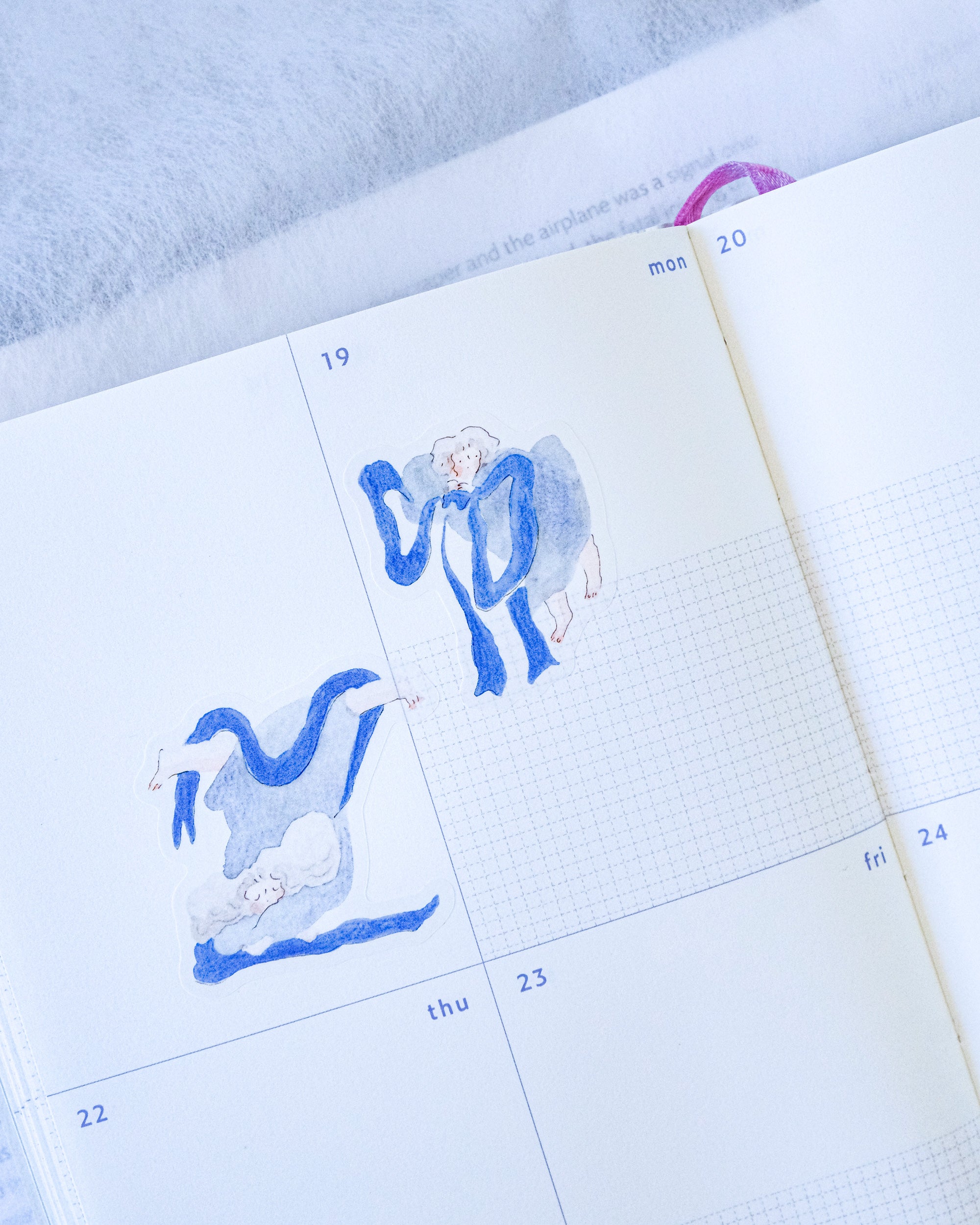 dodolulu Sticker Sheet - The Blue Ribbon