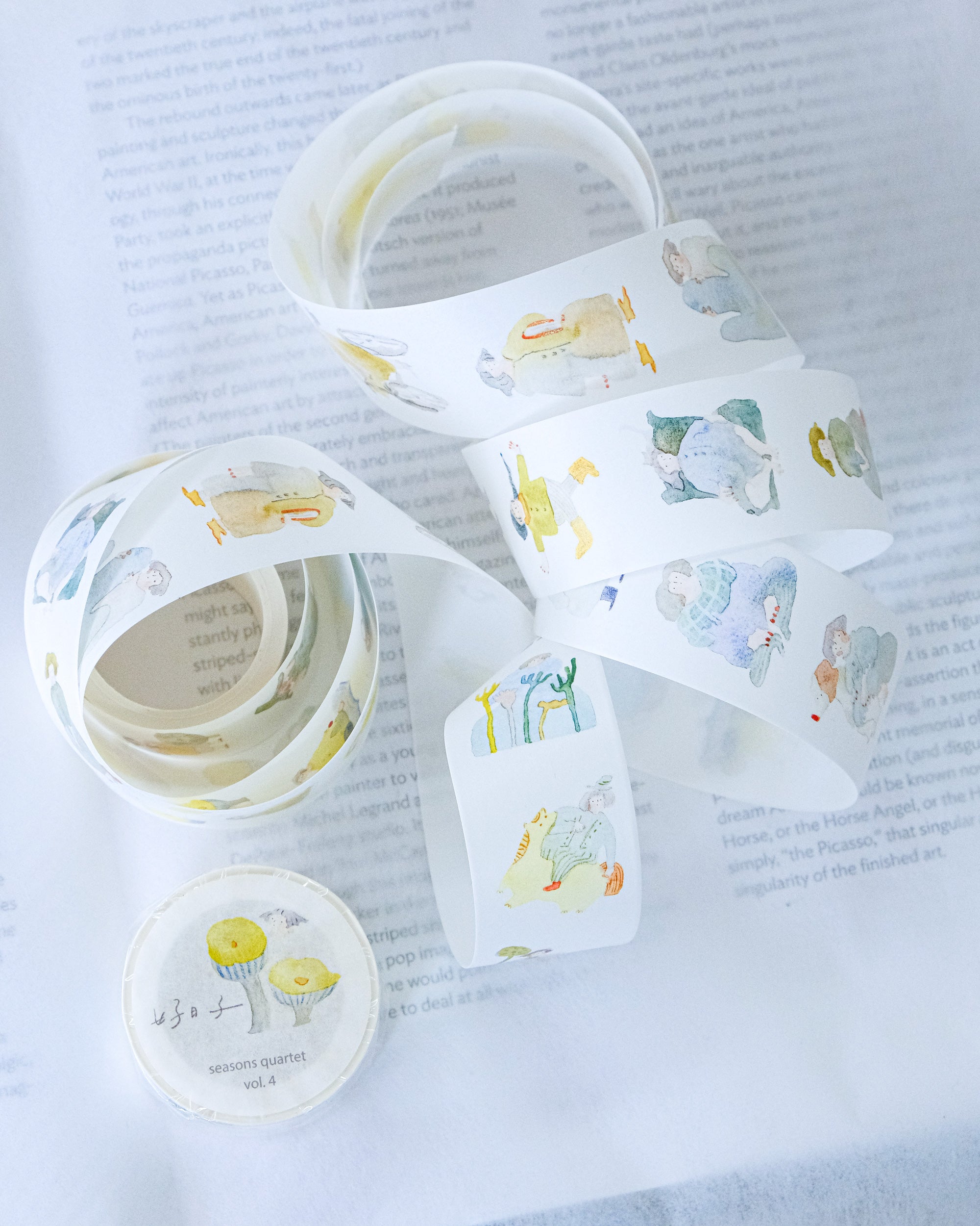 dodolulu Washi Tape - Seasons Quartet Vol.4 (3cm)