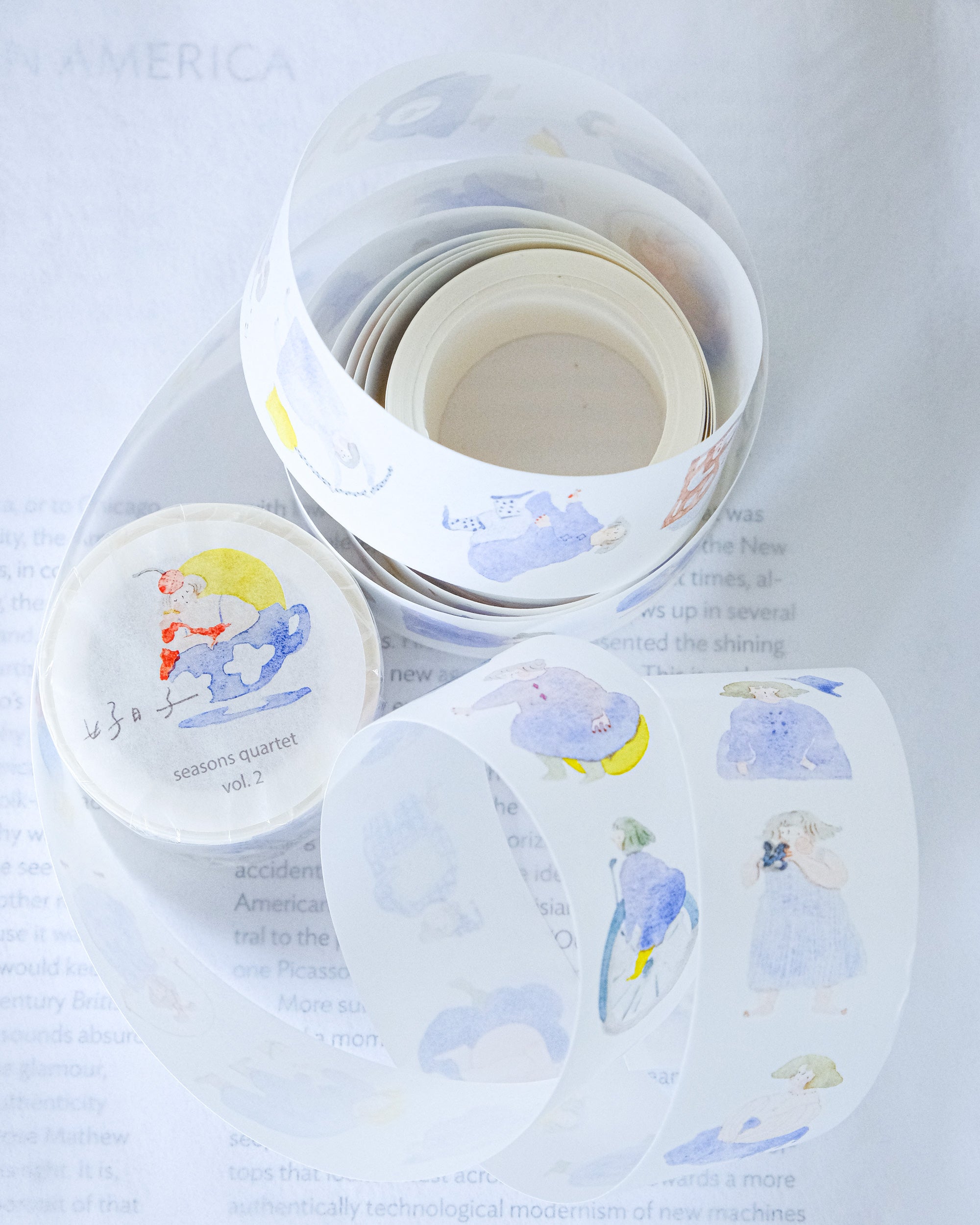 dodolulu Washi Tape - Seasons Quartet Vol.2 (3cm)