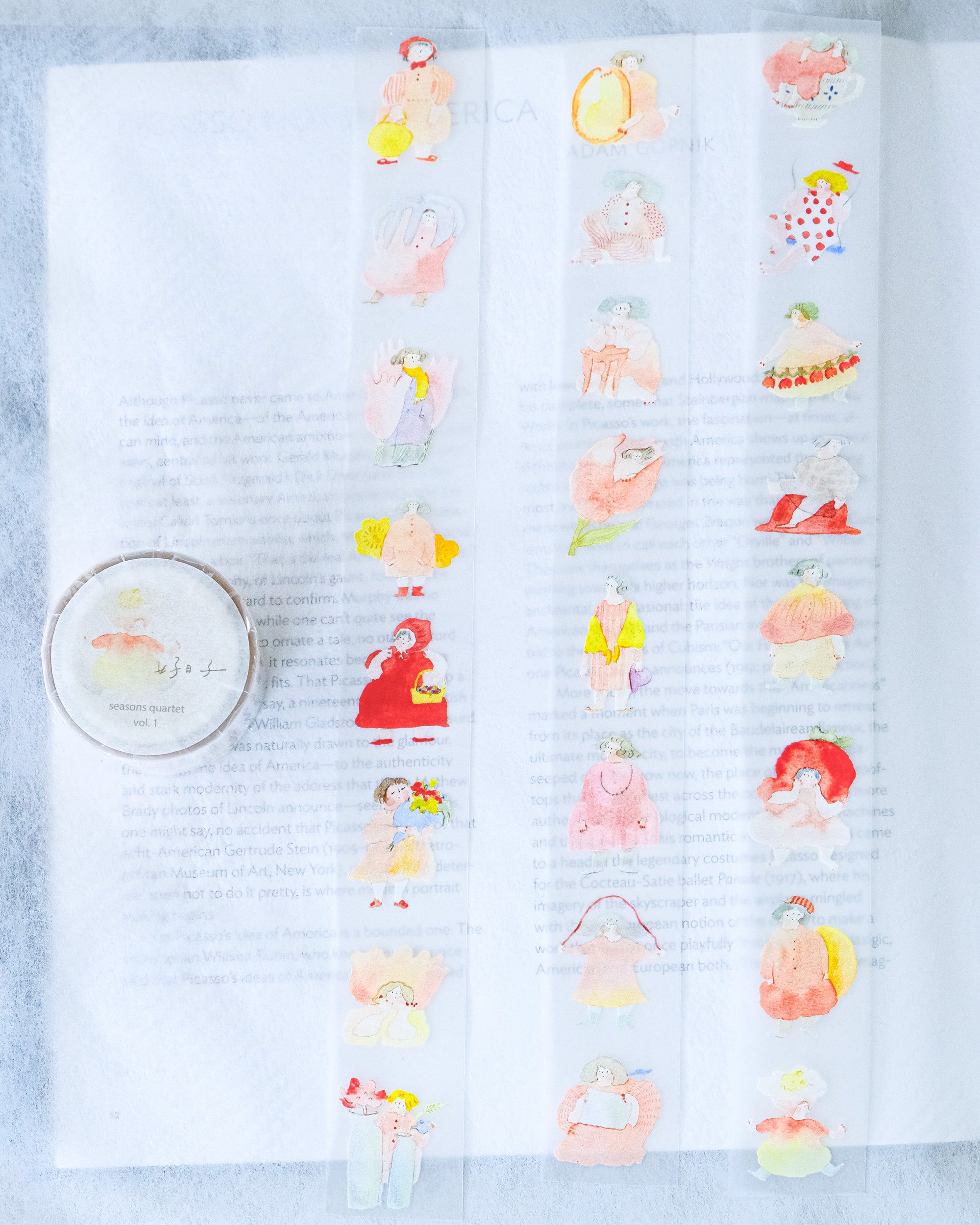 dodolulu Matte PET Tape - Seasons Quartet Vol.1 (3cm)