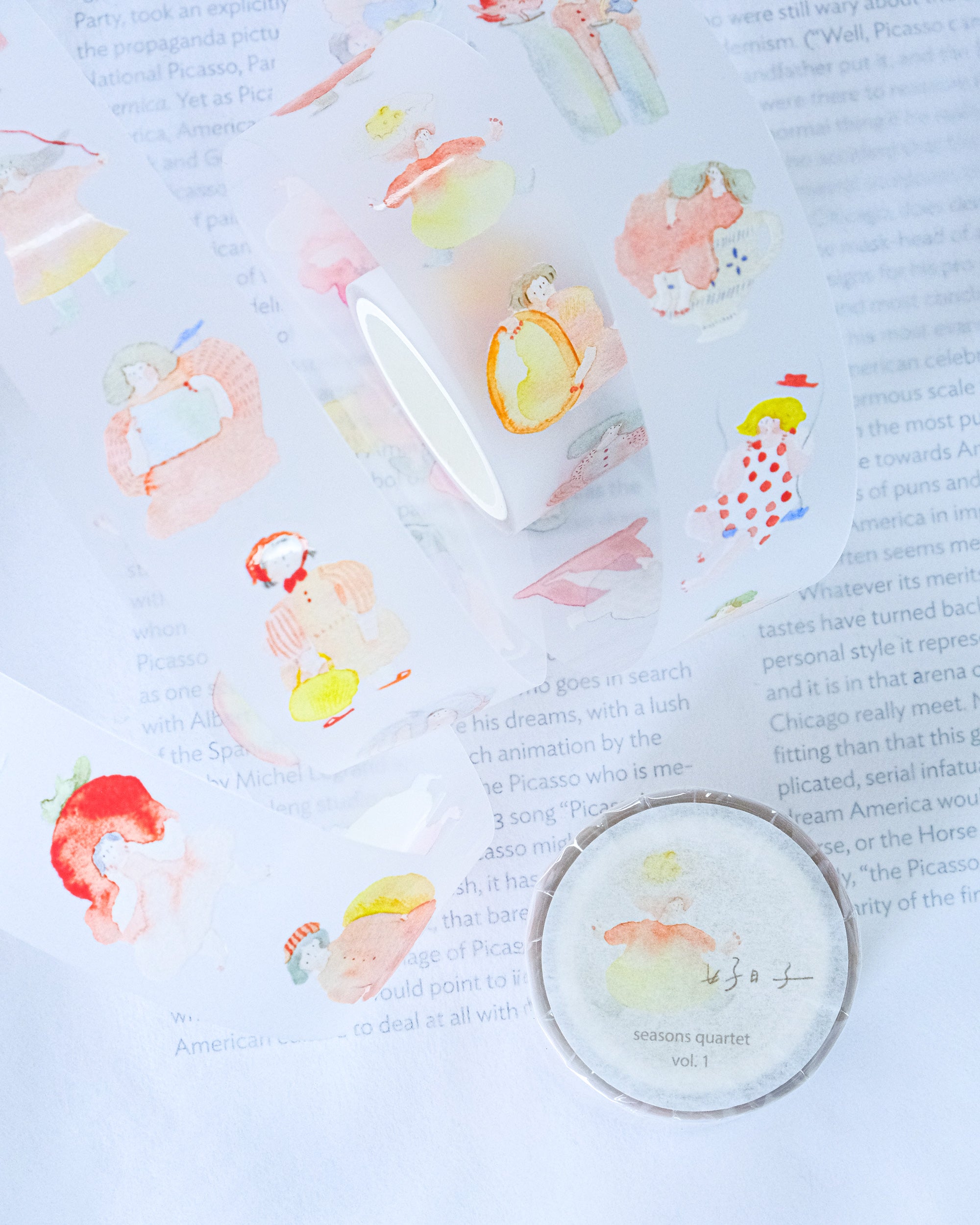 dodolulu Matte PET Tape - Seasons Quartet Vol.1 (3cm)